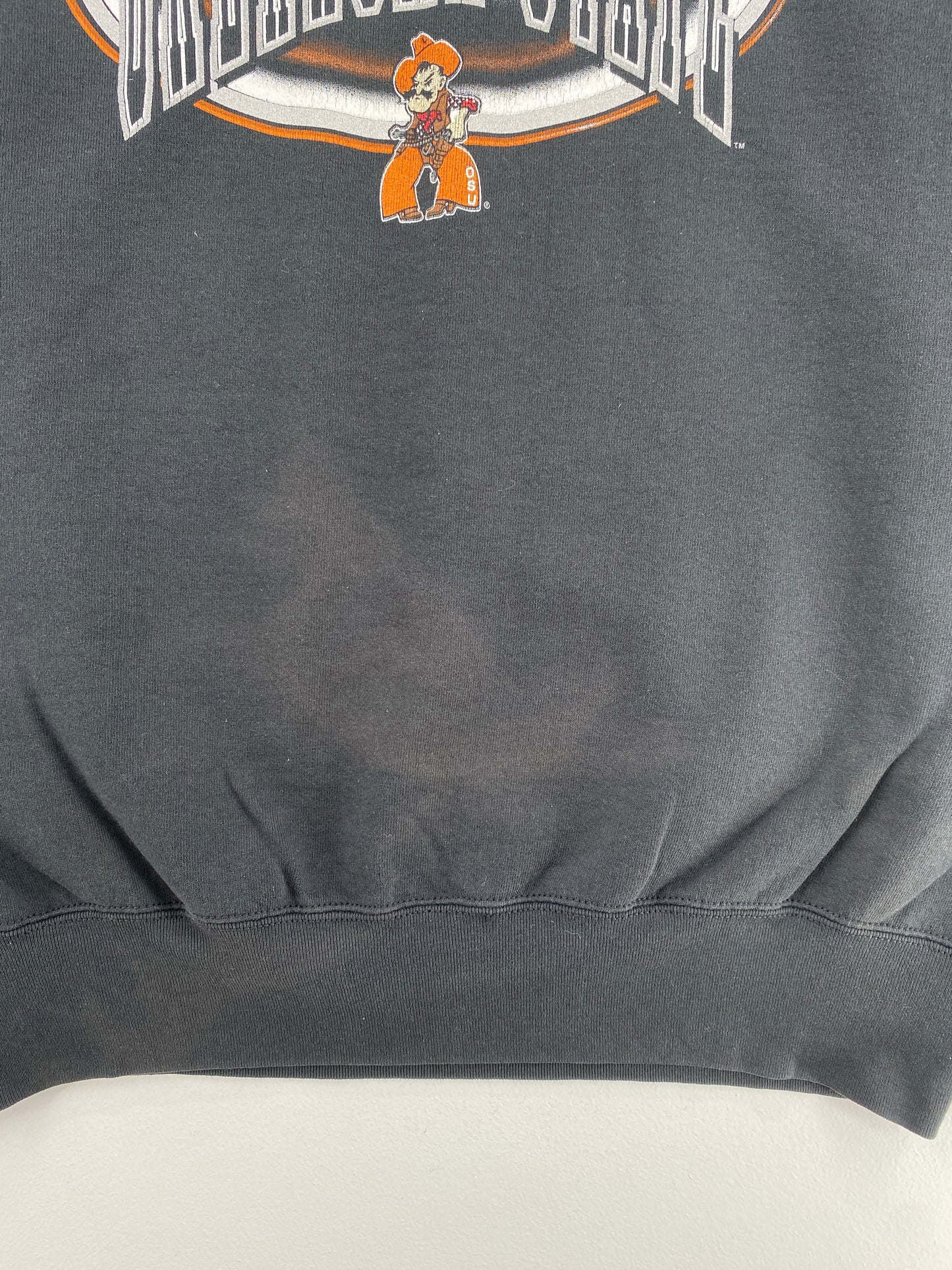 90's OKLAHOMA STATE COWBOYS Made in USA Size XL Vintage College Sweat-Shirt / G5935S
