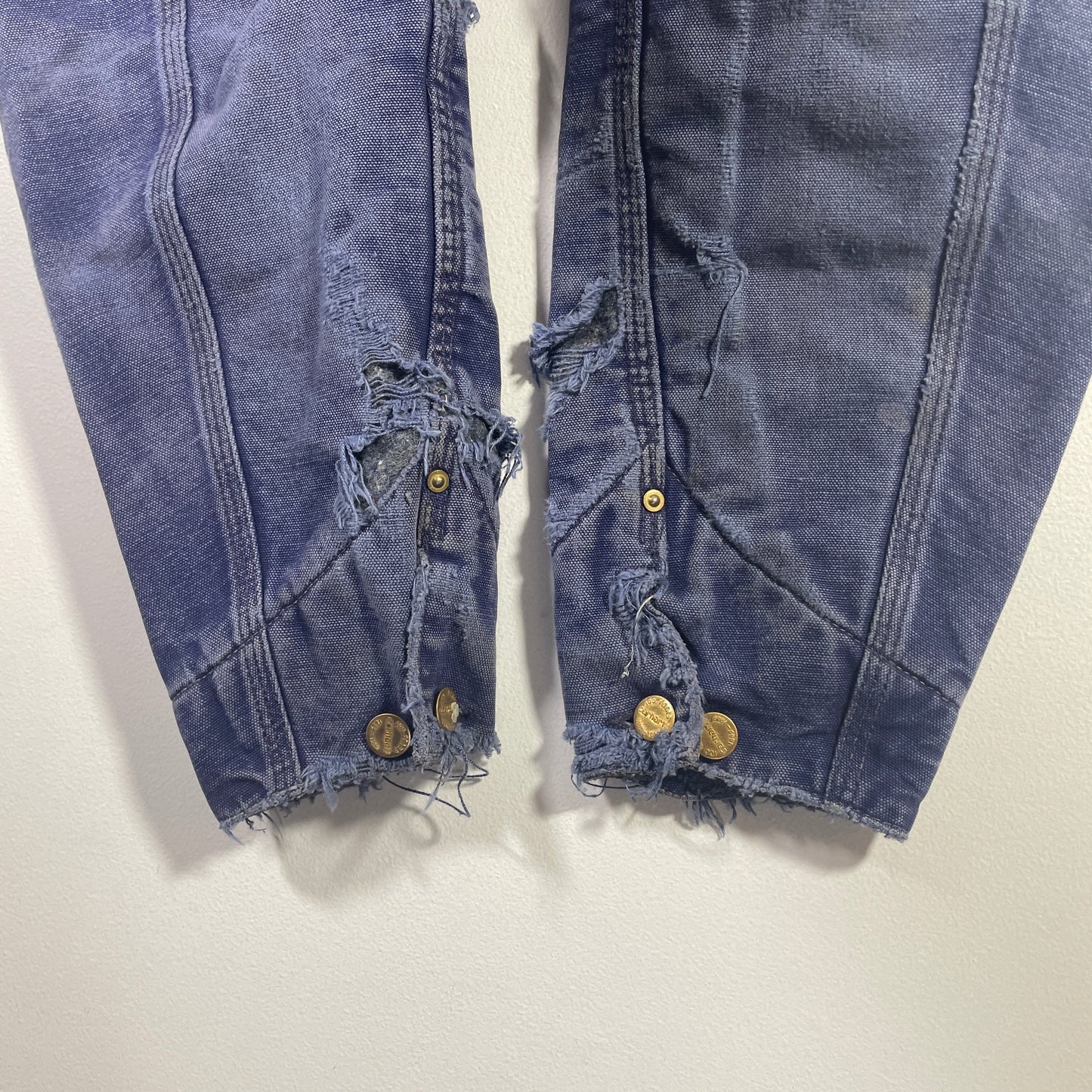 (Approx.L) 80's Distressed CARHARTT Vintage Duck Jacket / A0895J