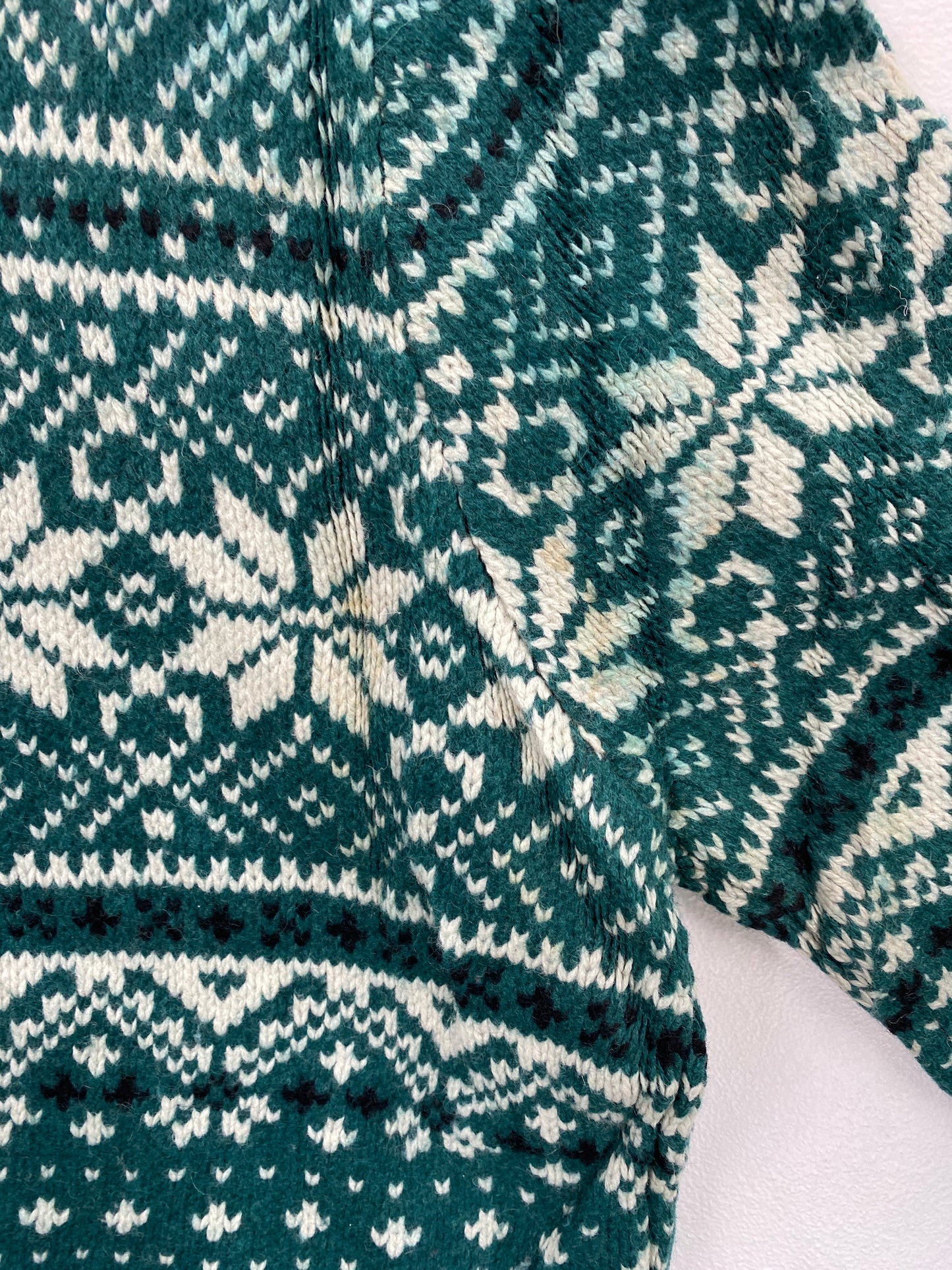 Vintage L.L.BEAN Size Ladies XL Wool Knit Sweater / G6993K