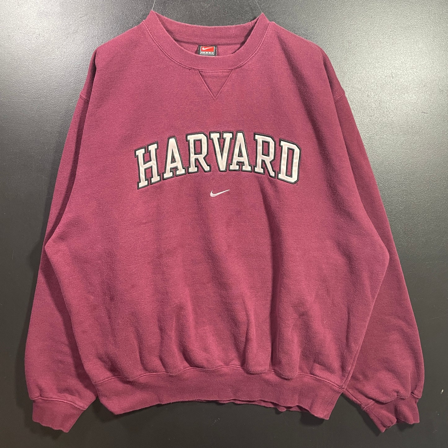 (L) 00' NIKE HARVARD UNIVERSITY Vintage Collage Sweatshirt / A1093S