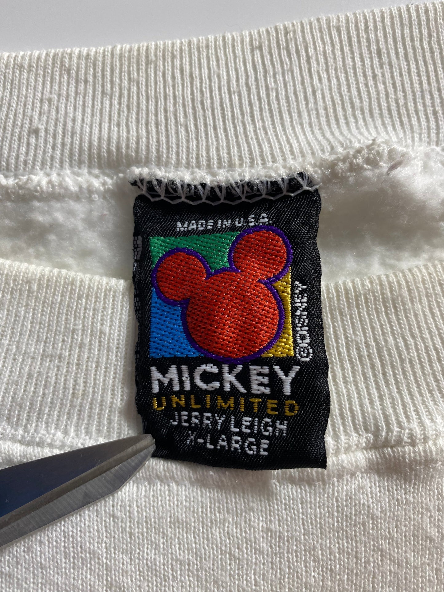 90's DISNEY MICKEY Made in USA Size XL Vintage Sweat-Shirt / G5343S