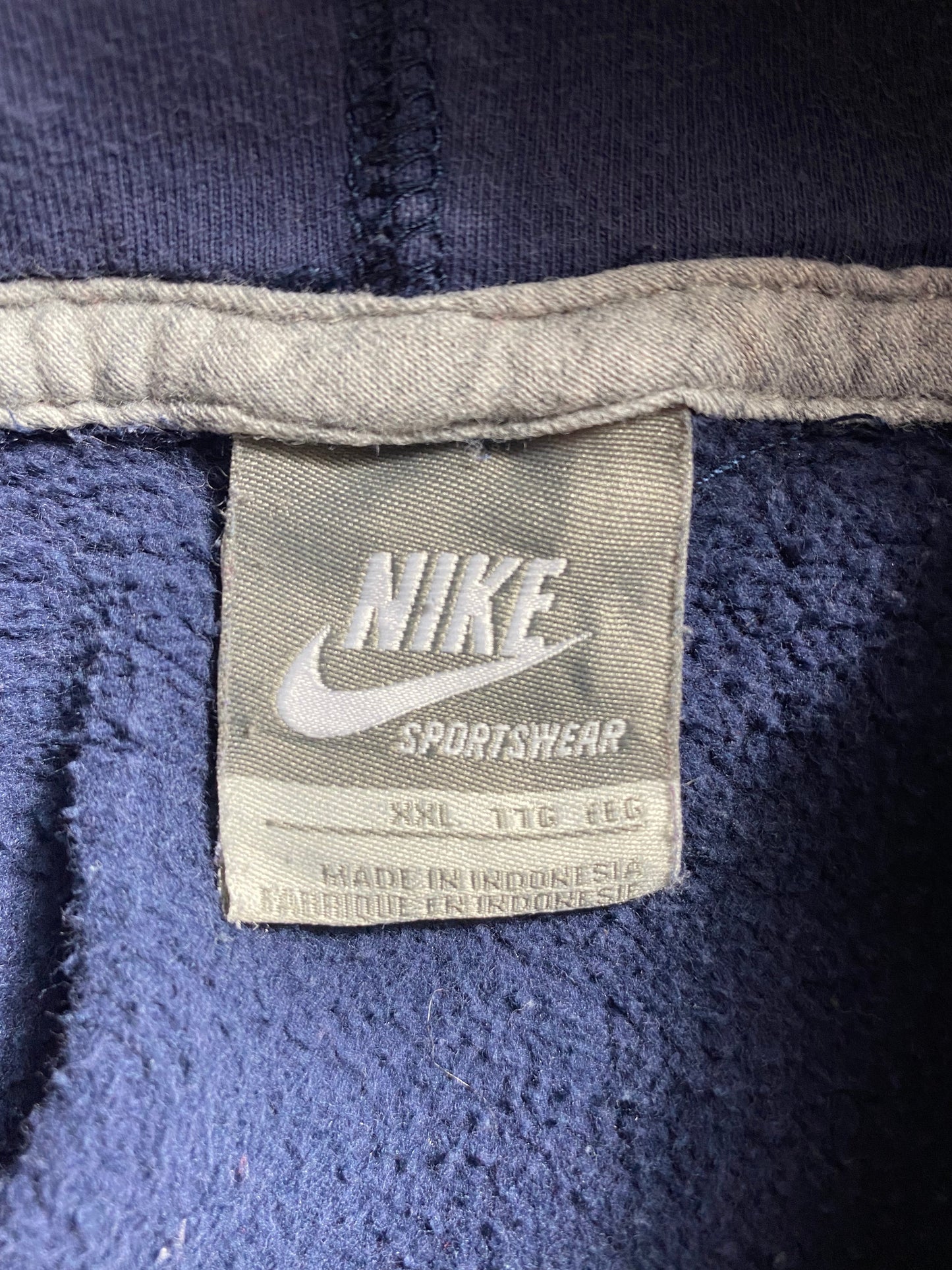 00’ NIKE Size XXL Vintage Hoodie Sweat-shirt / F2340S