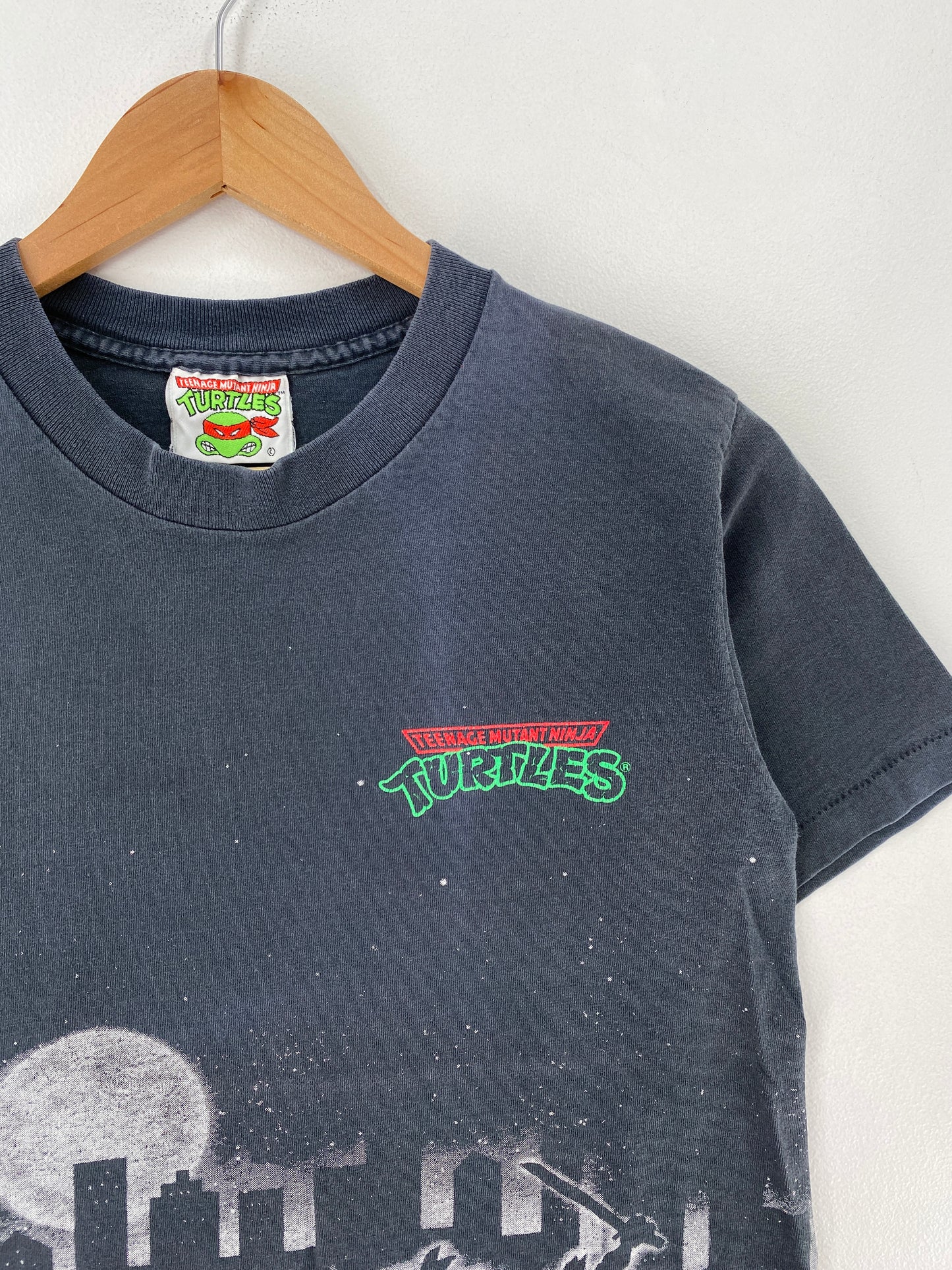 1991 Kids TURTLES Made in USA Size Kids L Vintage T-Shirt / F8046T