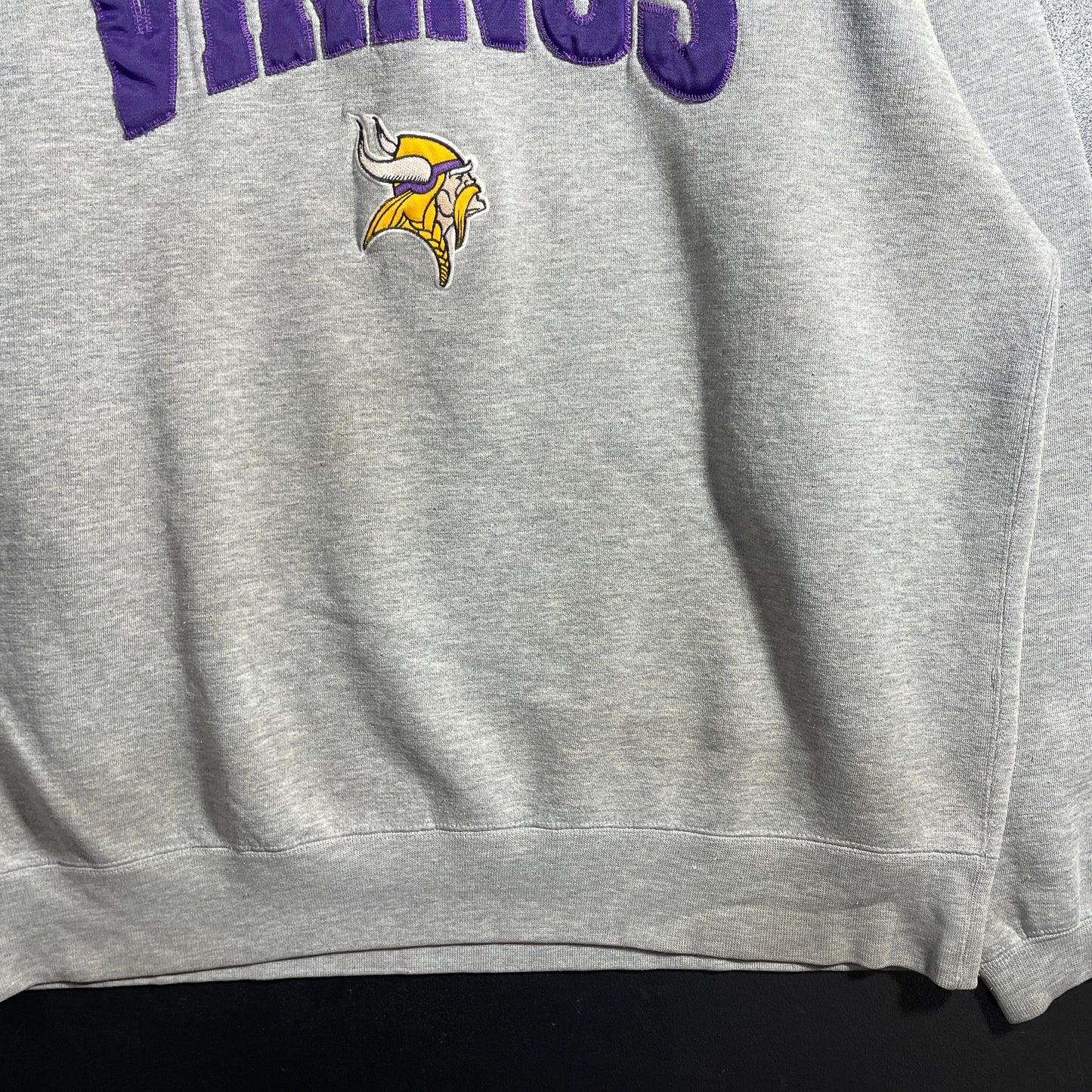 (L) 90's STARTER x MINNESOTA VIKINGS Vintage NFL Sweatshirt / A1176S