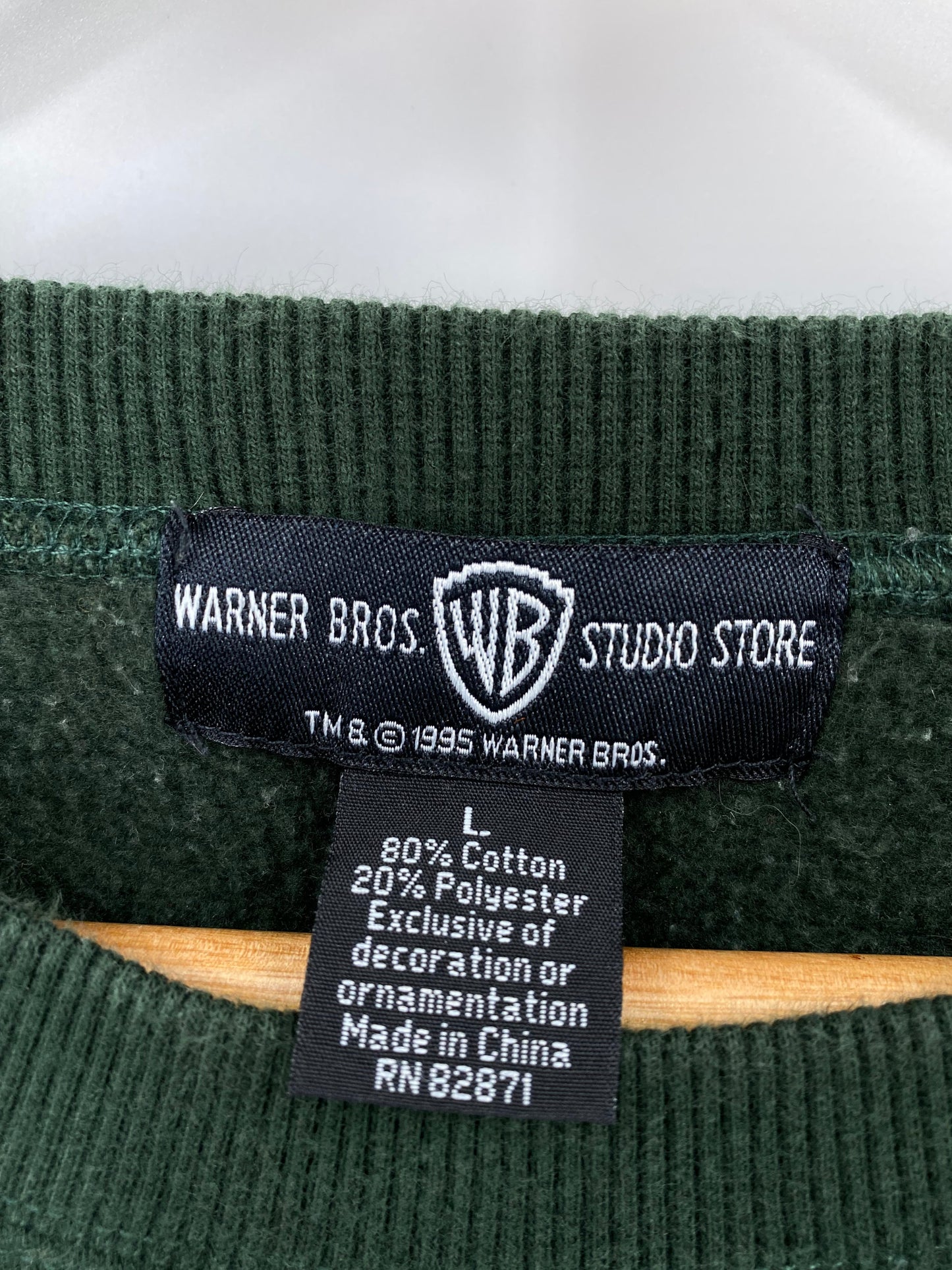 1995 LOONEY TUNES ACME Size L Vintage Sweat-shirt / E9682S