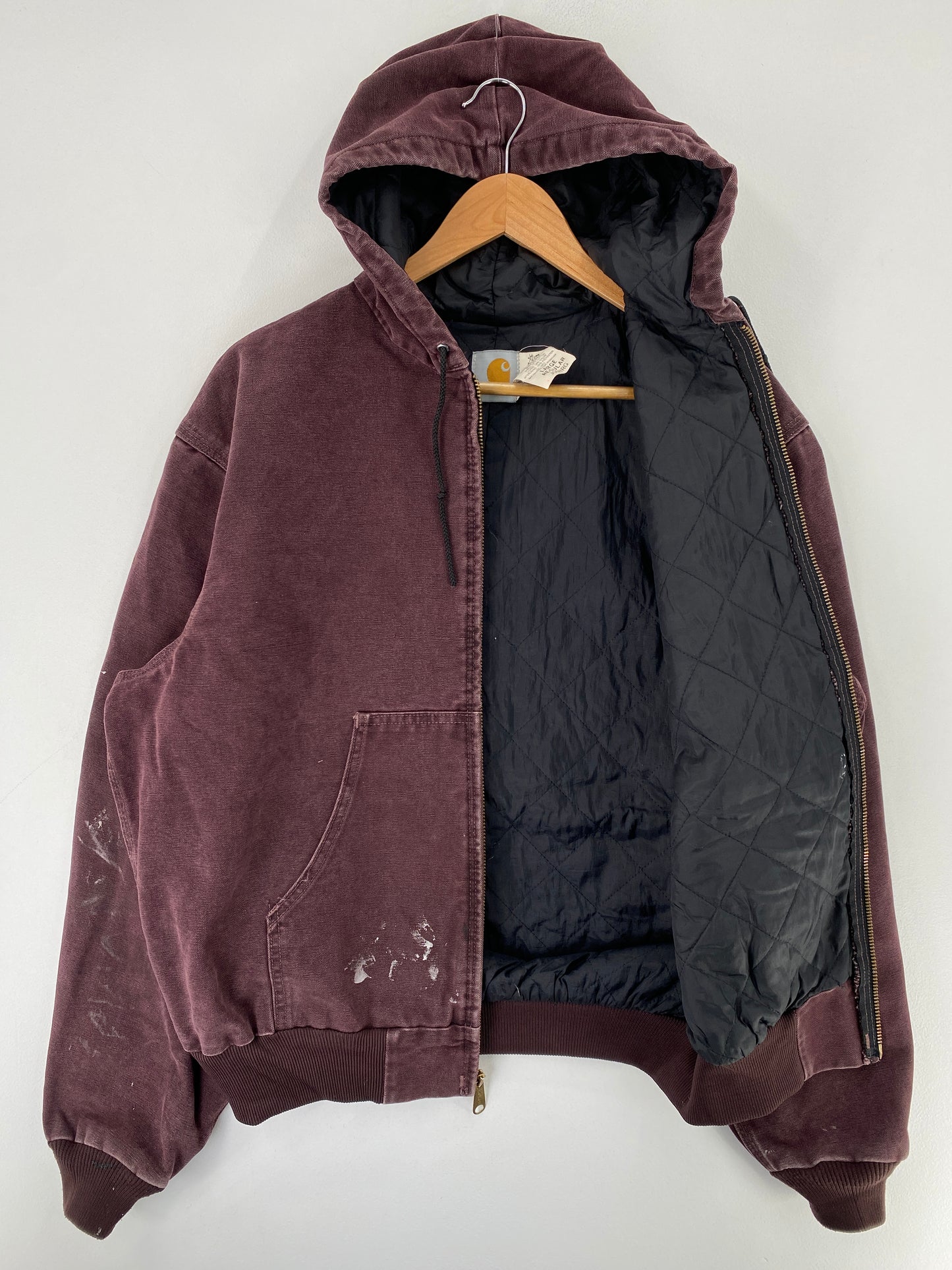 .90's CARHARTT Made in USA Size L Vintage Duck Jacket / G1359J