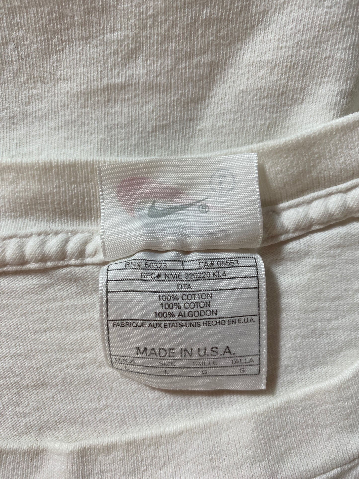 90's NIKE MINI SWOOSH Made in USA Size L Vintage T-shirt / G3268T