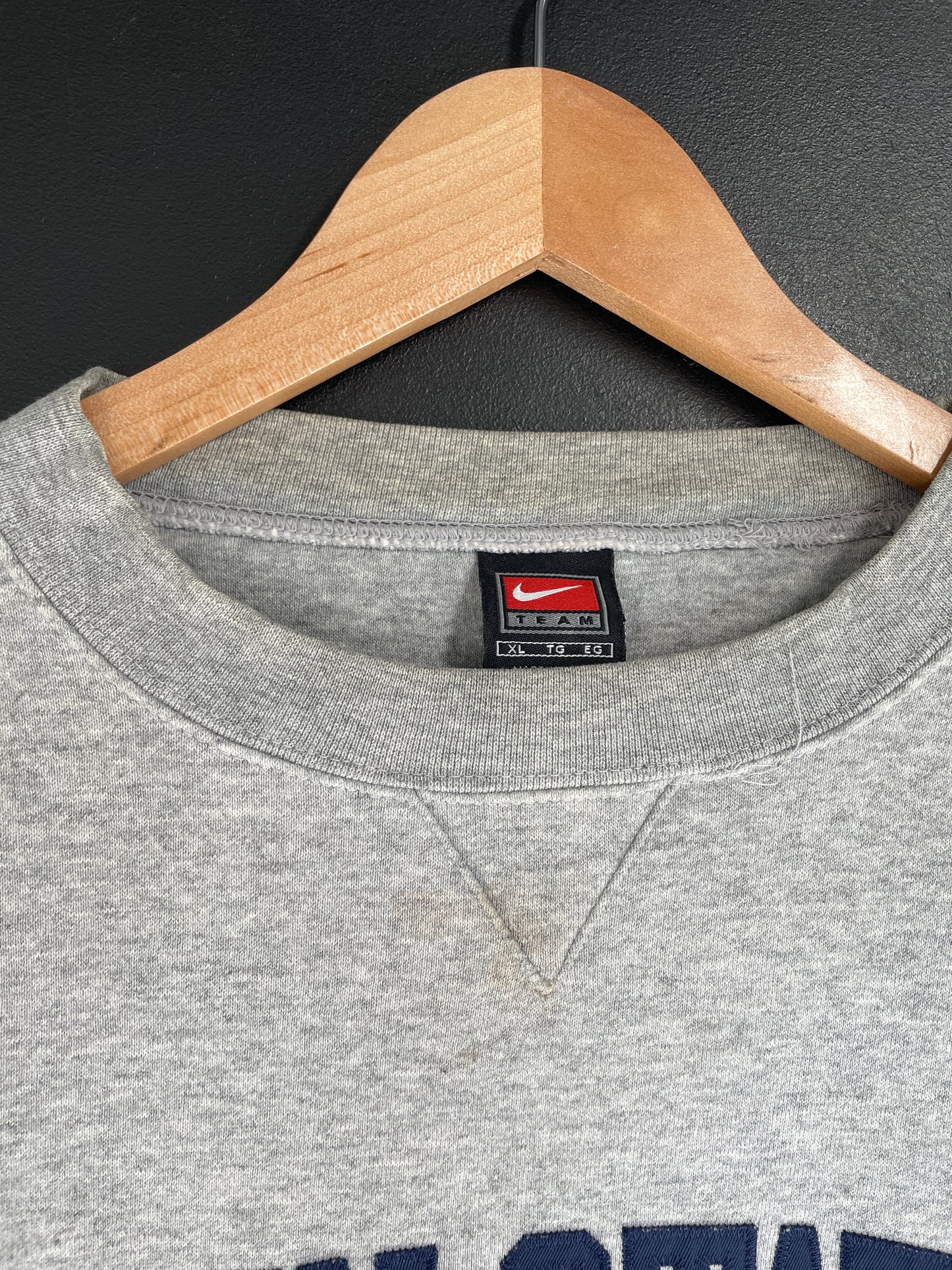 00' NIKE x PENN STATE Size XL Vintage College Sweat-shirt / F8609S