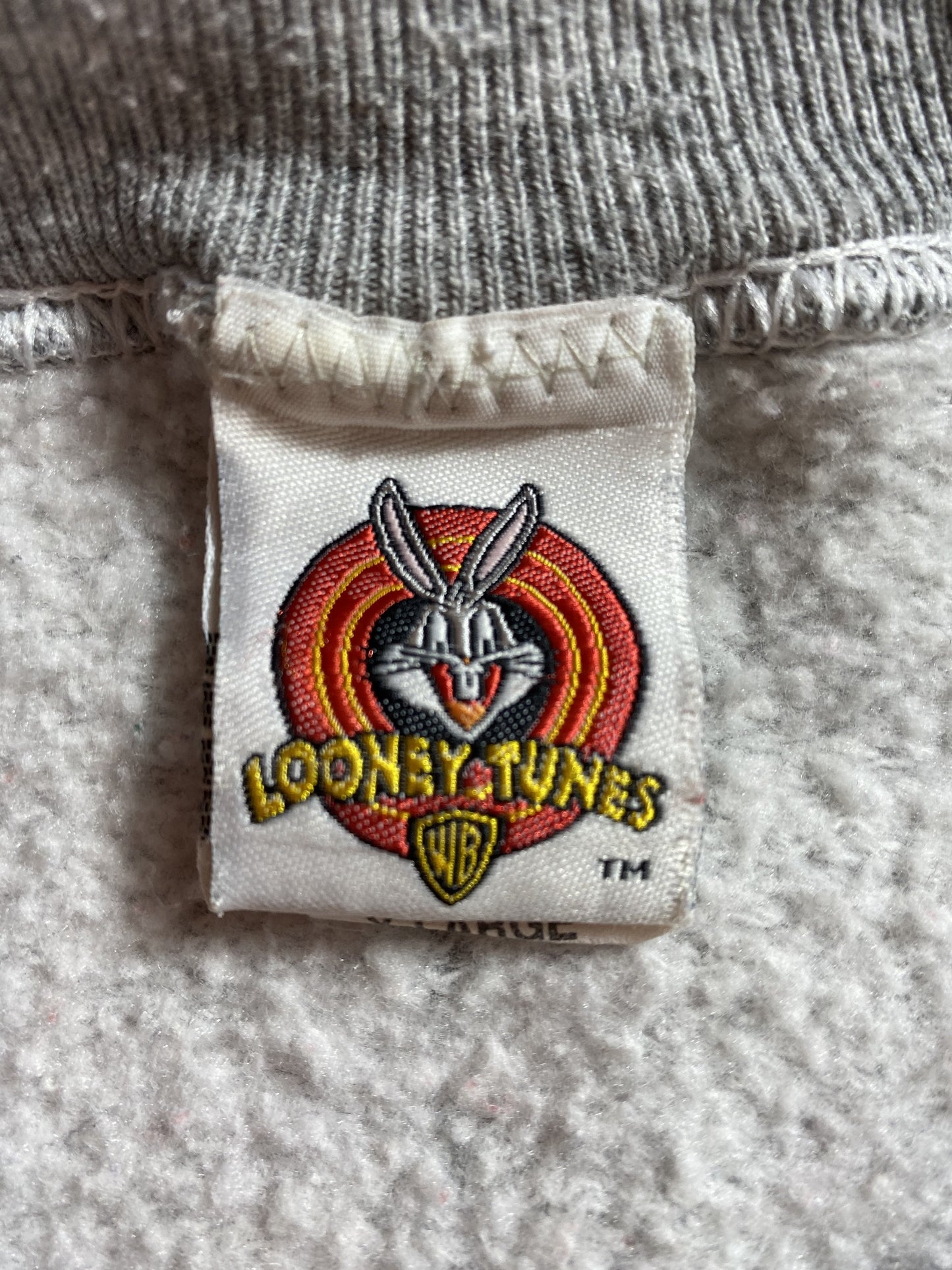 1997 LOONEY TUNES Made in USA Size XL Vintage Sweat-shirt / E8051S