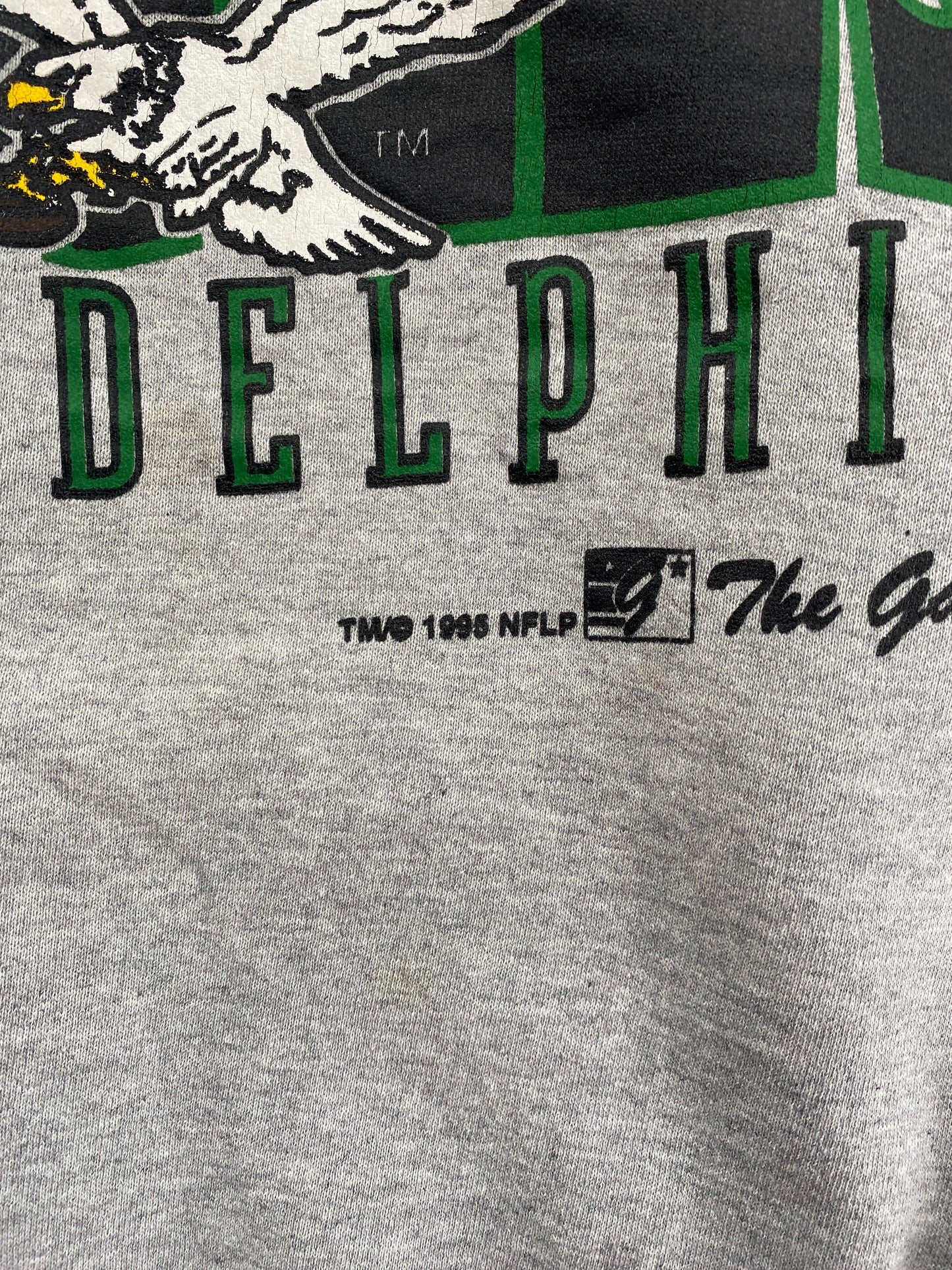 1995 PHILADELPHIA EAGLES Made in USA Size XXL Vintage NFL Sweat-Shirt / G6100S