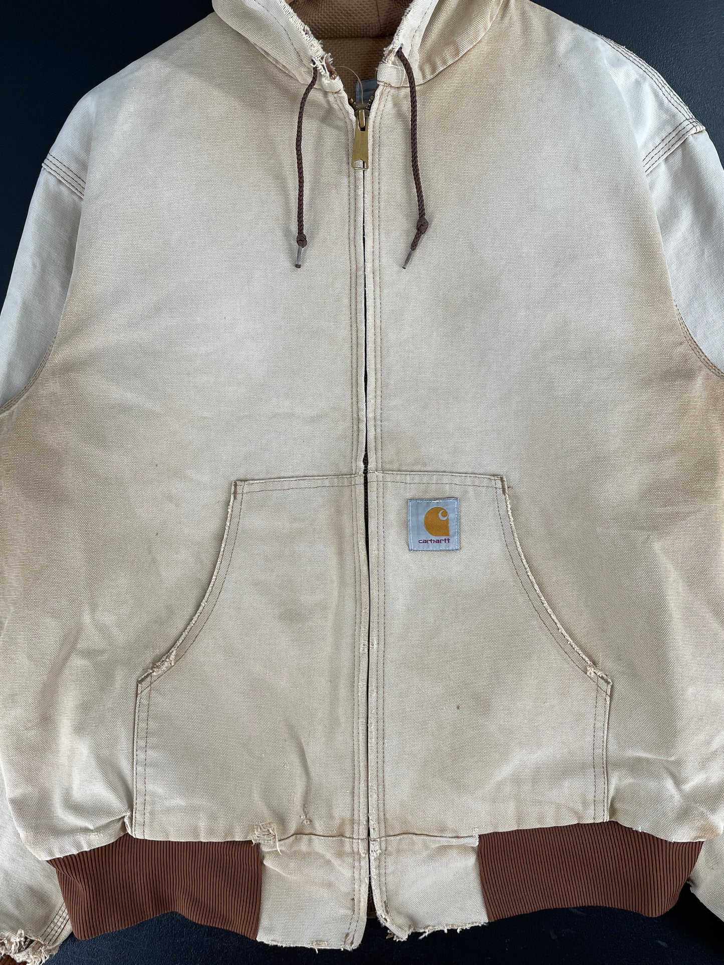 Vintage CARHARTT Size Approx. M Duck Jacket / F7580J