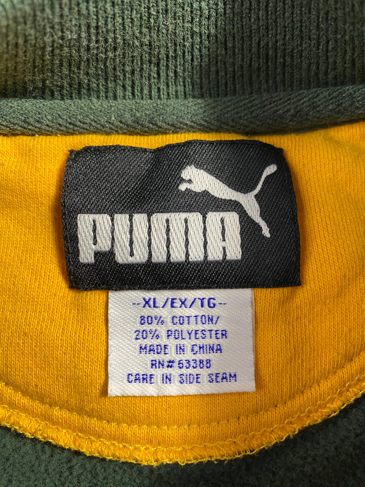 00’ PUMA x PACKERS Size XL NFL Sweat-Shirt / F9794S