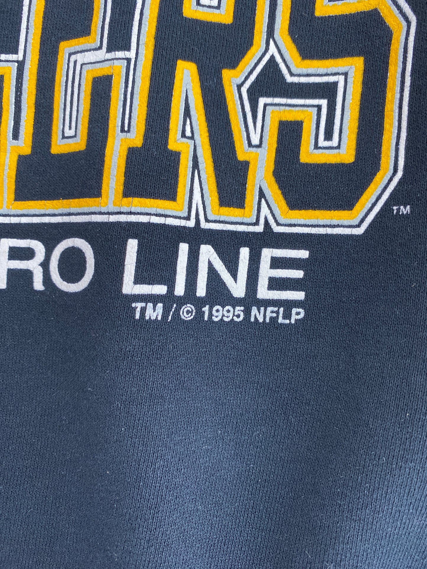 1995 RUSSELL x PITTSBURGH STEELERS Made in USA Size XL NFL Sweat-Shirt / G3367S