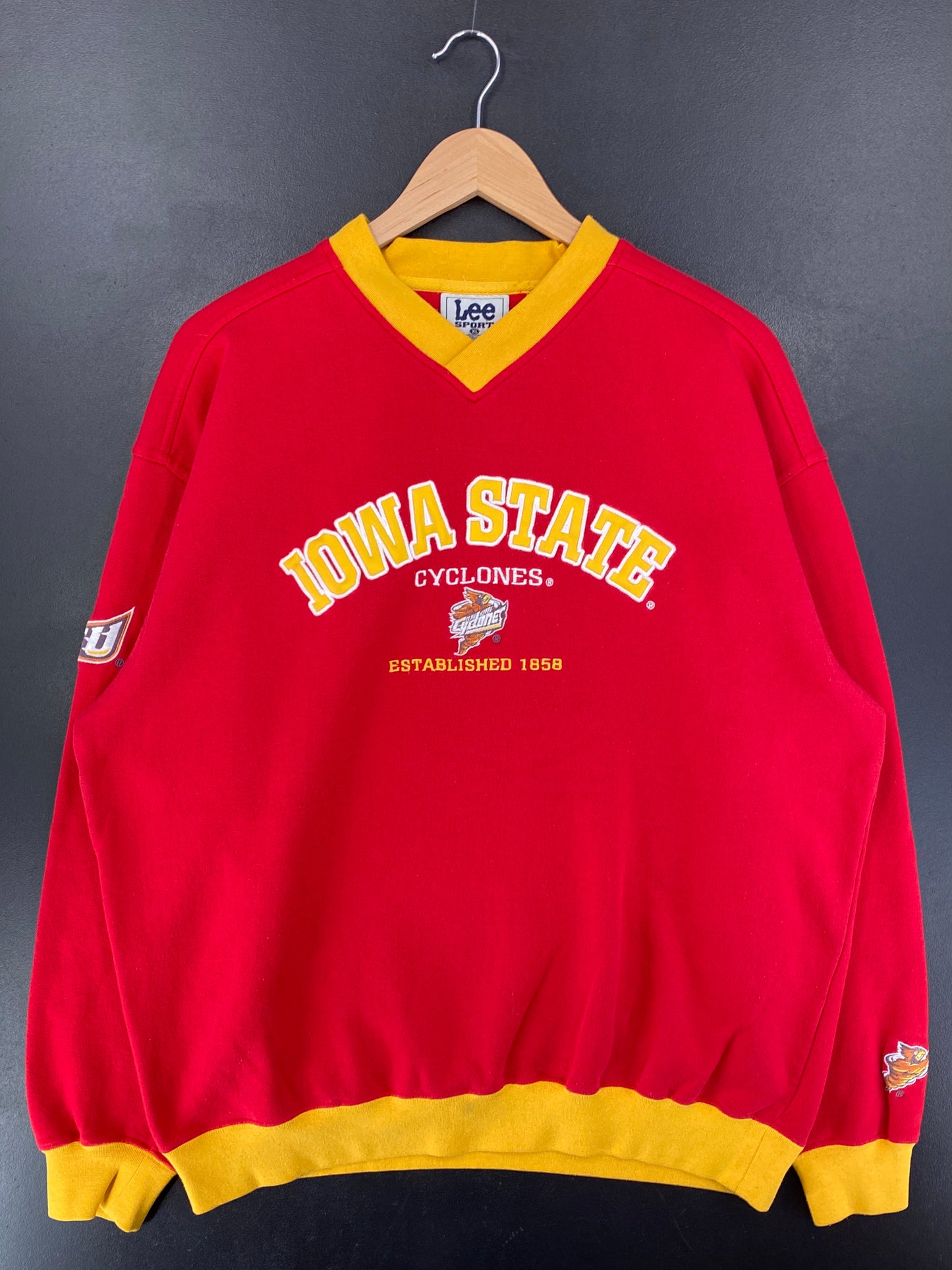 90's IOWA STATE Size XL Vintage College Sweat-shirt / G1448S
