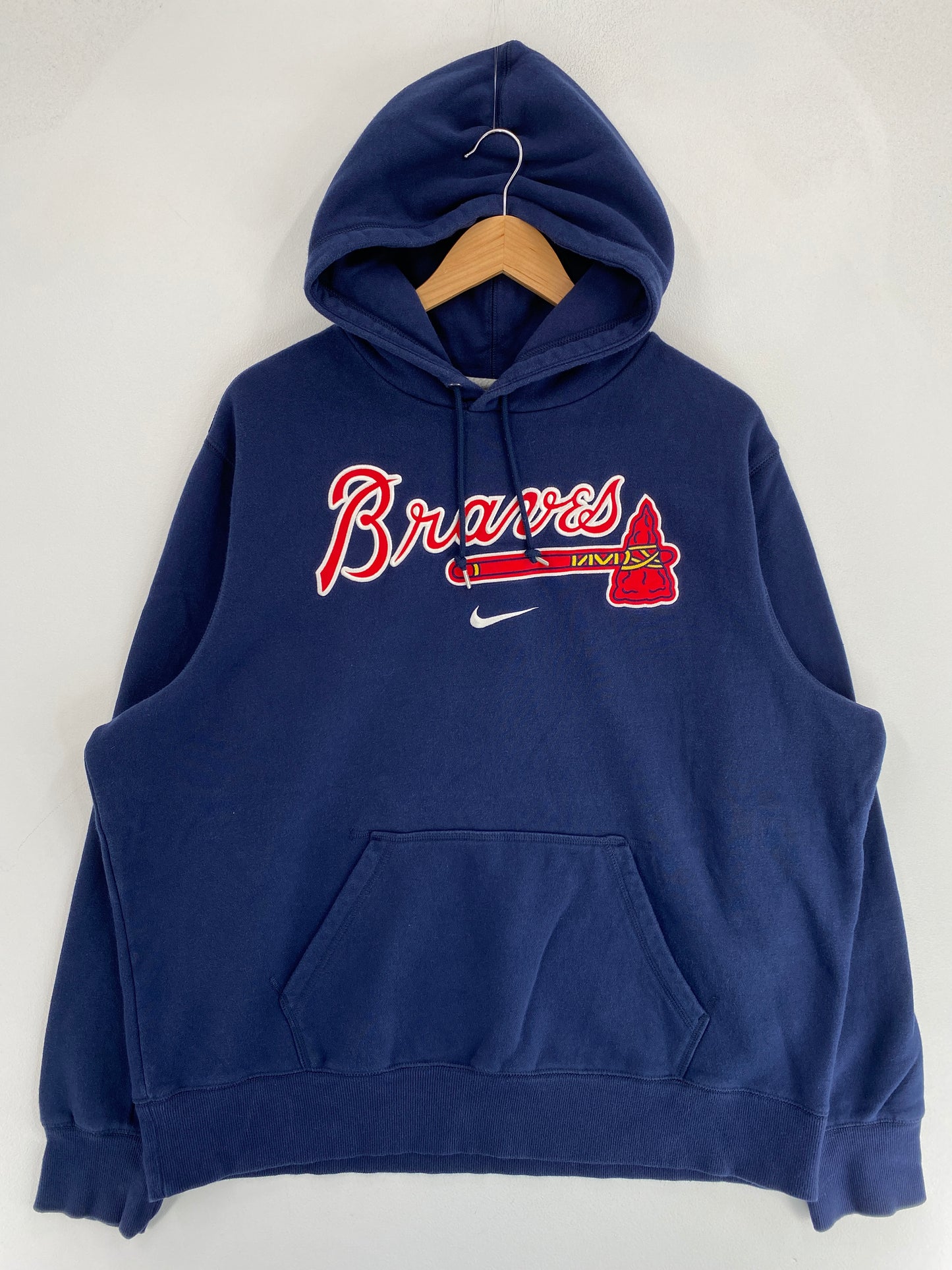 Vintage NIKE x ATLANTA BRAVES Size Ladies XXL MLB Sweat-Shirt / G2786S