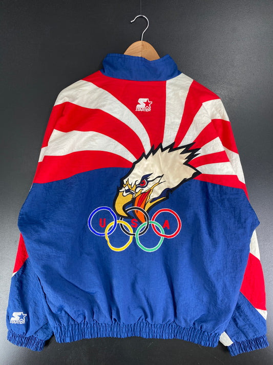 90’s STARTER x USA OLYMPIC Size L Nylon Jacket / F4520N