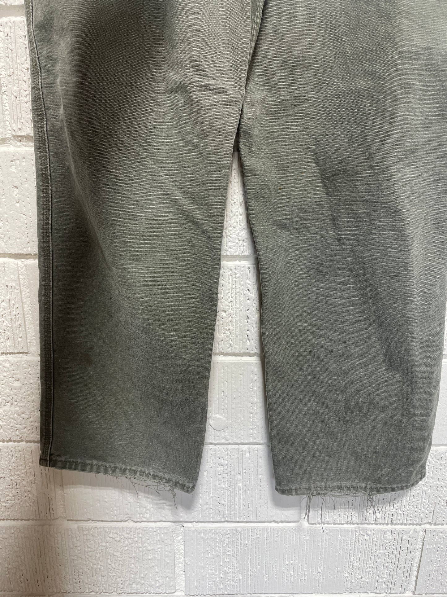 (W37xL32) Vintage CARHARTT Distressed Style Duck Pants / A1162P
