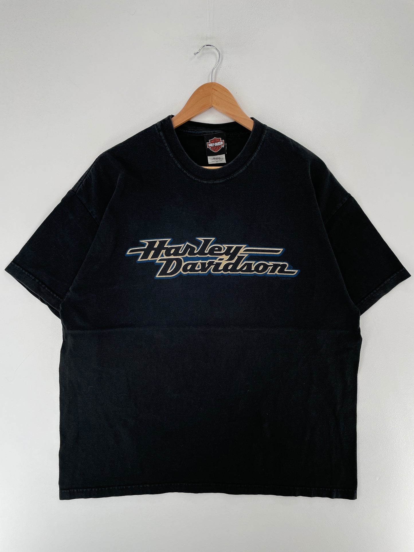 90's HARLEY DAVIDSON Made in USA Size XL Vintage Racing T-shirt / F2773T