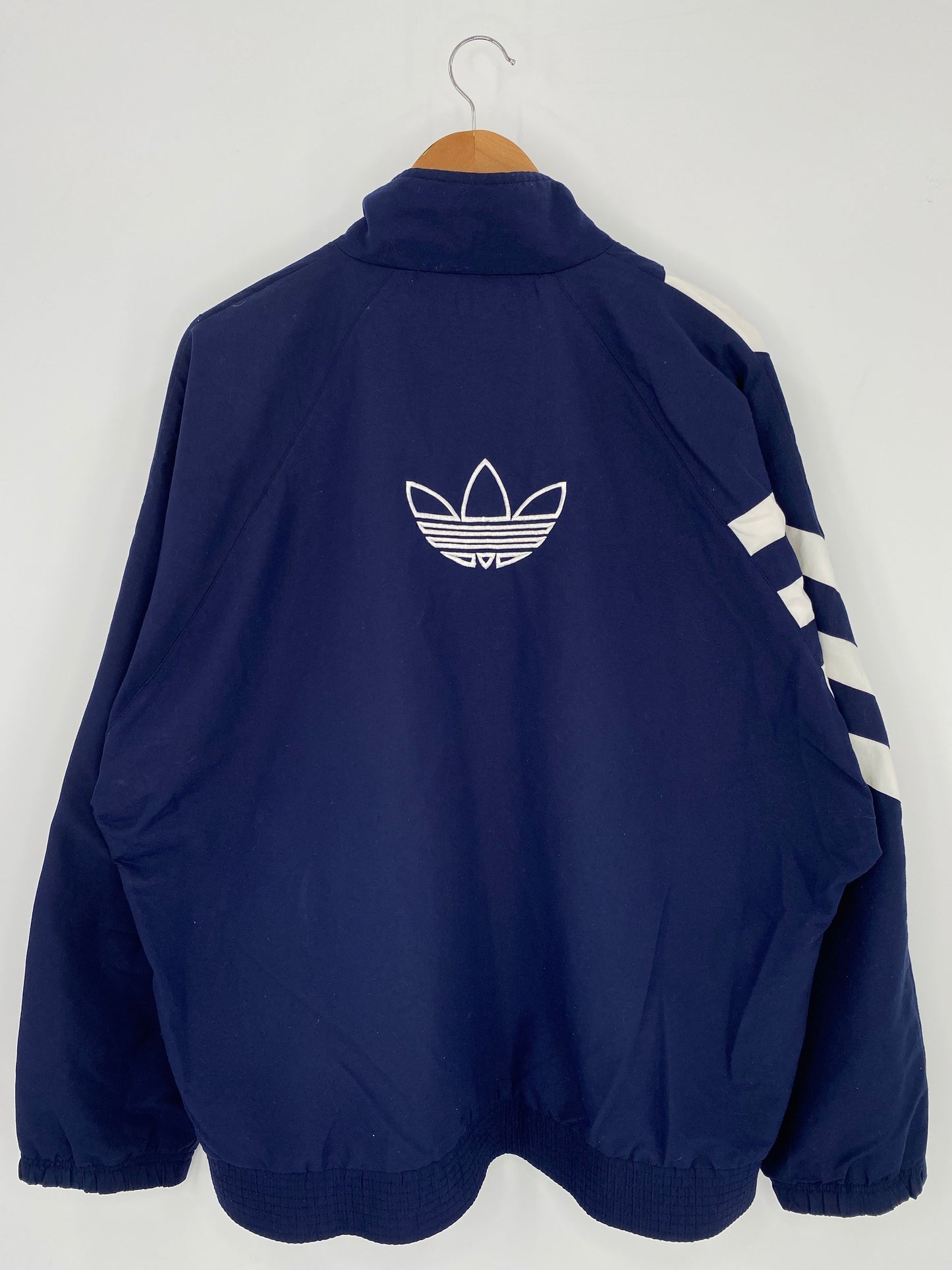 90’s ADIDAS Size No tag(Approx.XL) Zip-up Nylon Jacket / F8244N