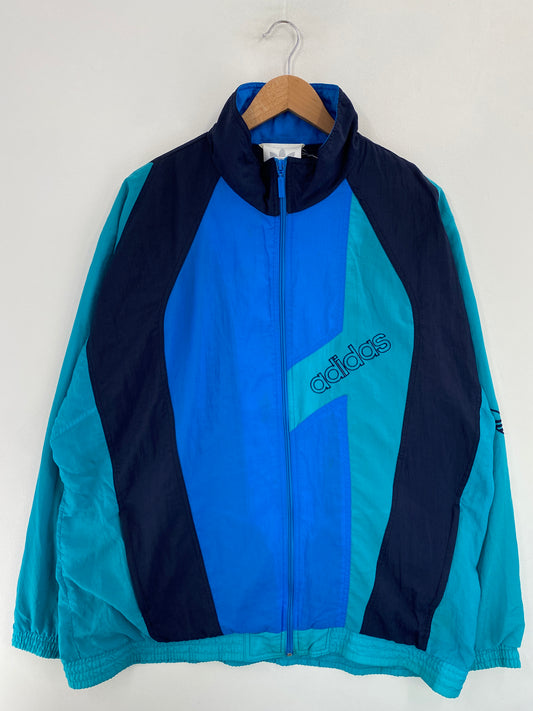 Vintage ADIDAS Size XL Zip-up Nylon Jacket / G4546N