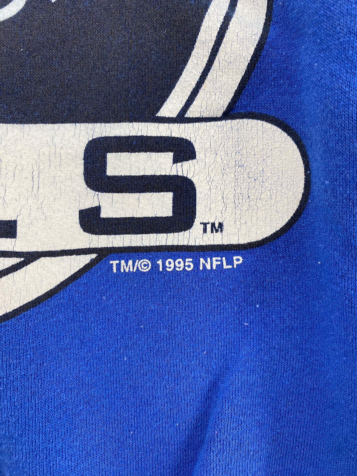1995 BUFFALO BILLS Made in USA Size Approx. L Vintage NFL Sweat-Shirt / G1544S