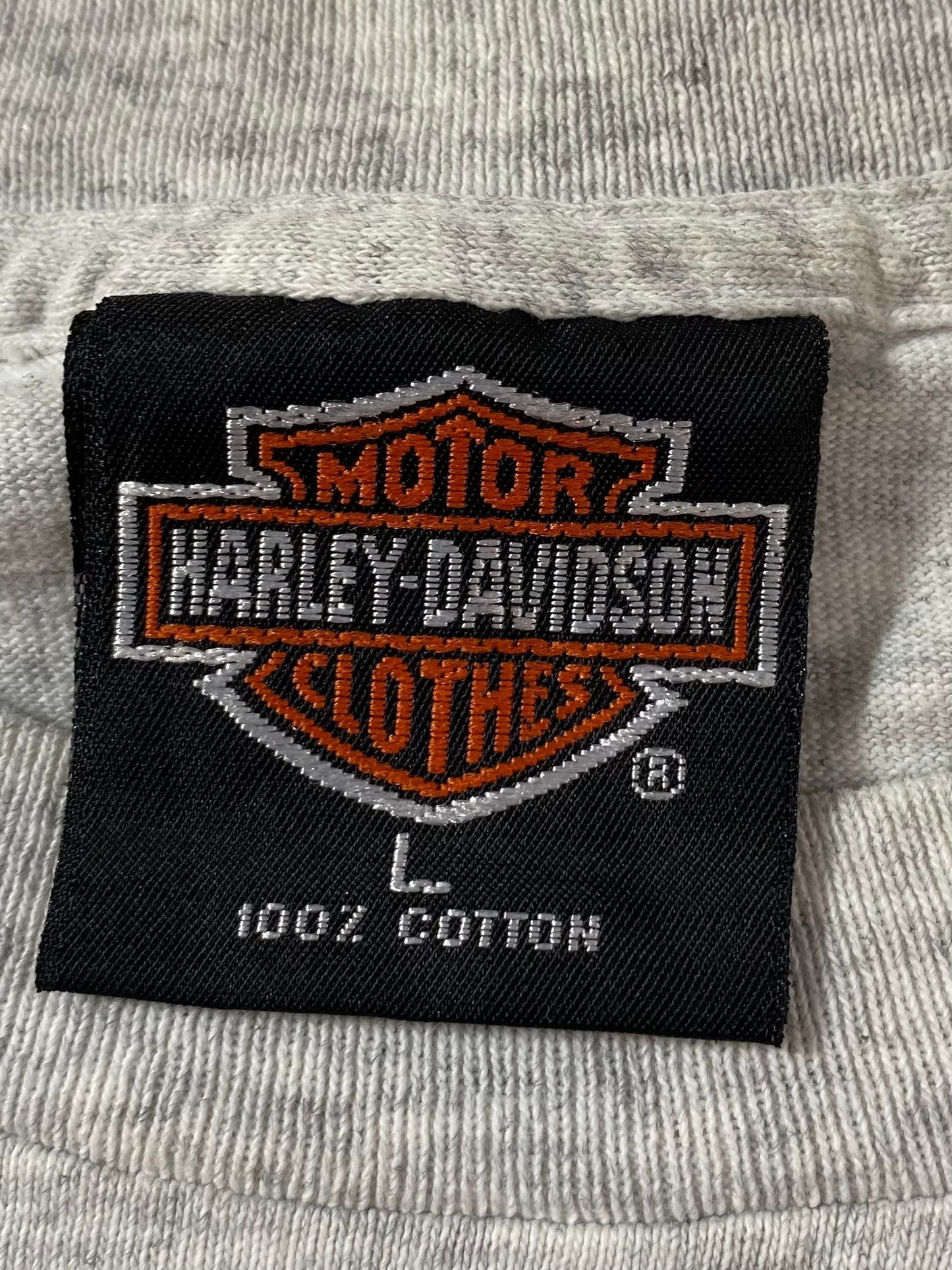 1993 HARLEY DAVIDSON x LOONEY TUNES TAZ Made in USA Size L Vintage T-Shirt / E8939T