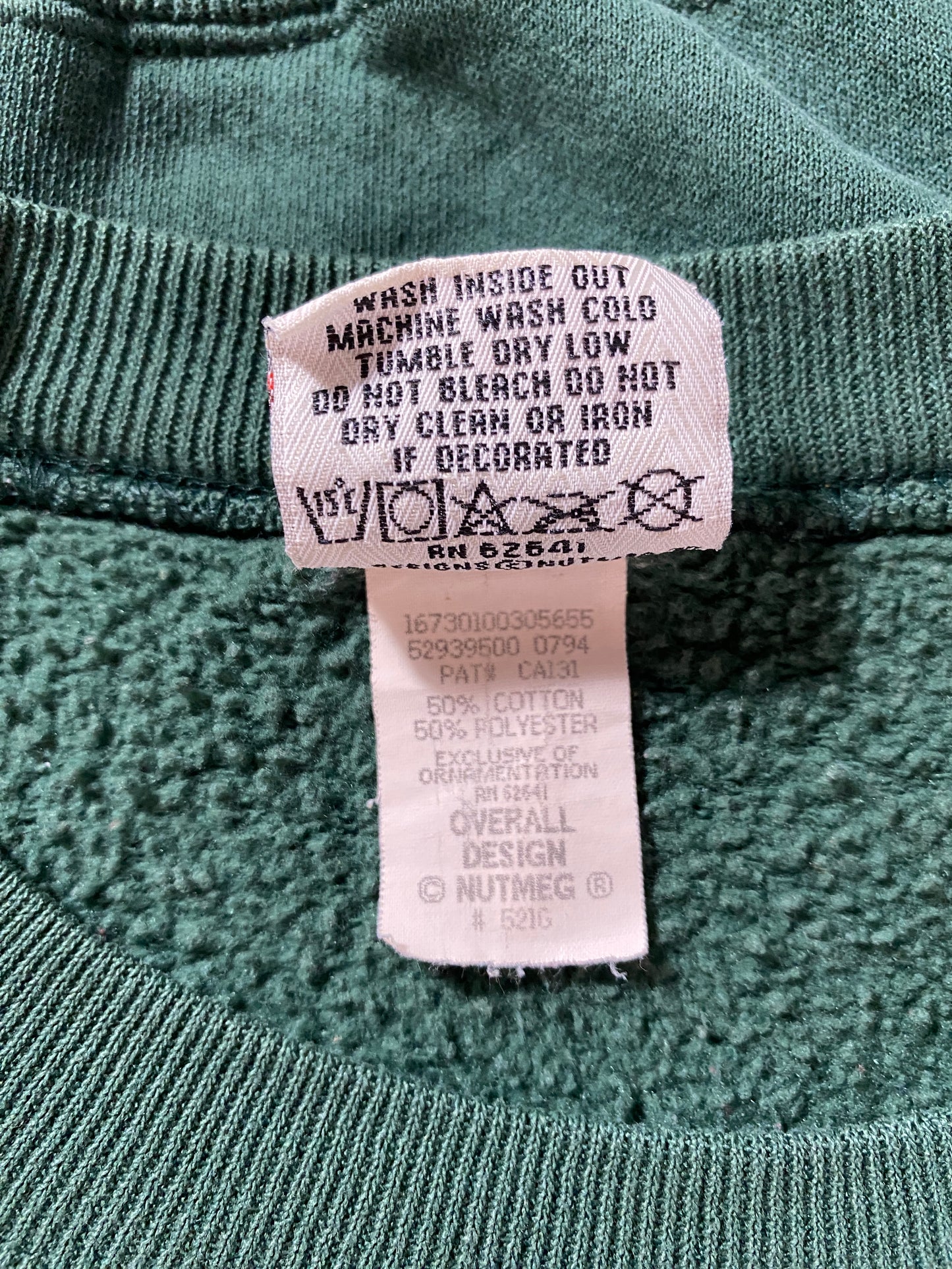 90's GREEN BAY PACKERS Made in USA Size L Vintage NFL Sweat-Shirt / G4605S