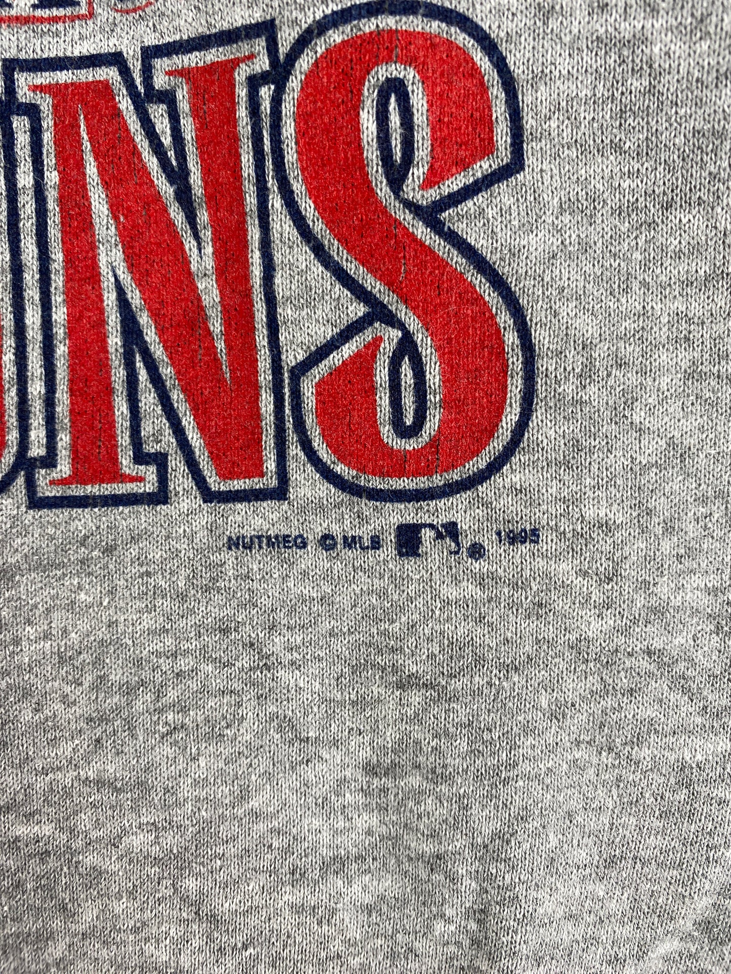 1995 AMERICAN LEAGUE Size M Vintage MLB Sweat-Shirt / F3881S