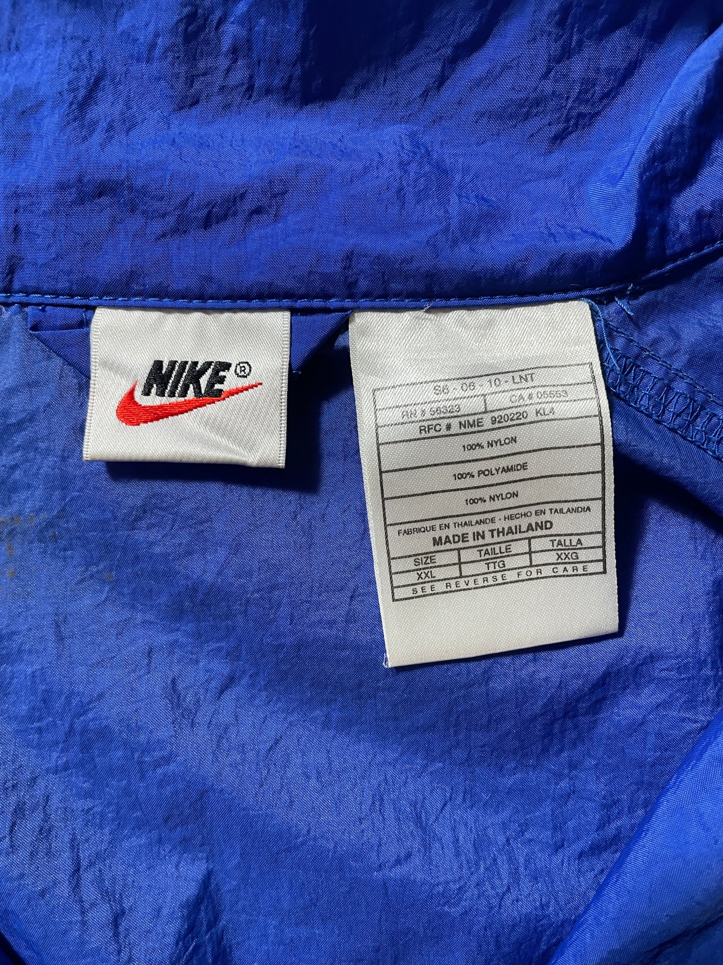 90’s NIKE Size XXL Vintage Nylon-Jacket / G5695N