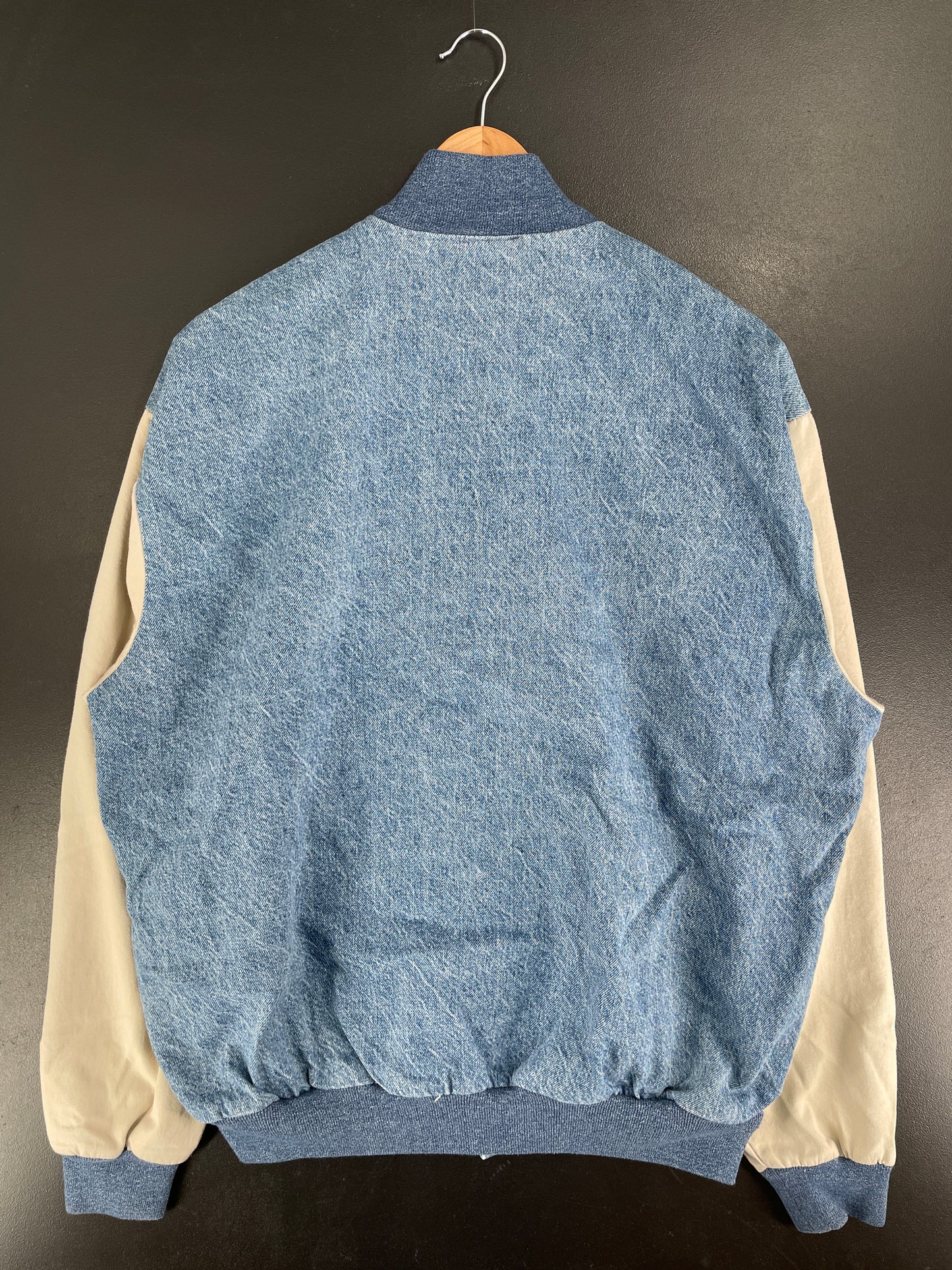 90’s Remake ADIDAS x NEW YORK YANKEES Size XL Vintage MLB Denim Jacket / F5927J