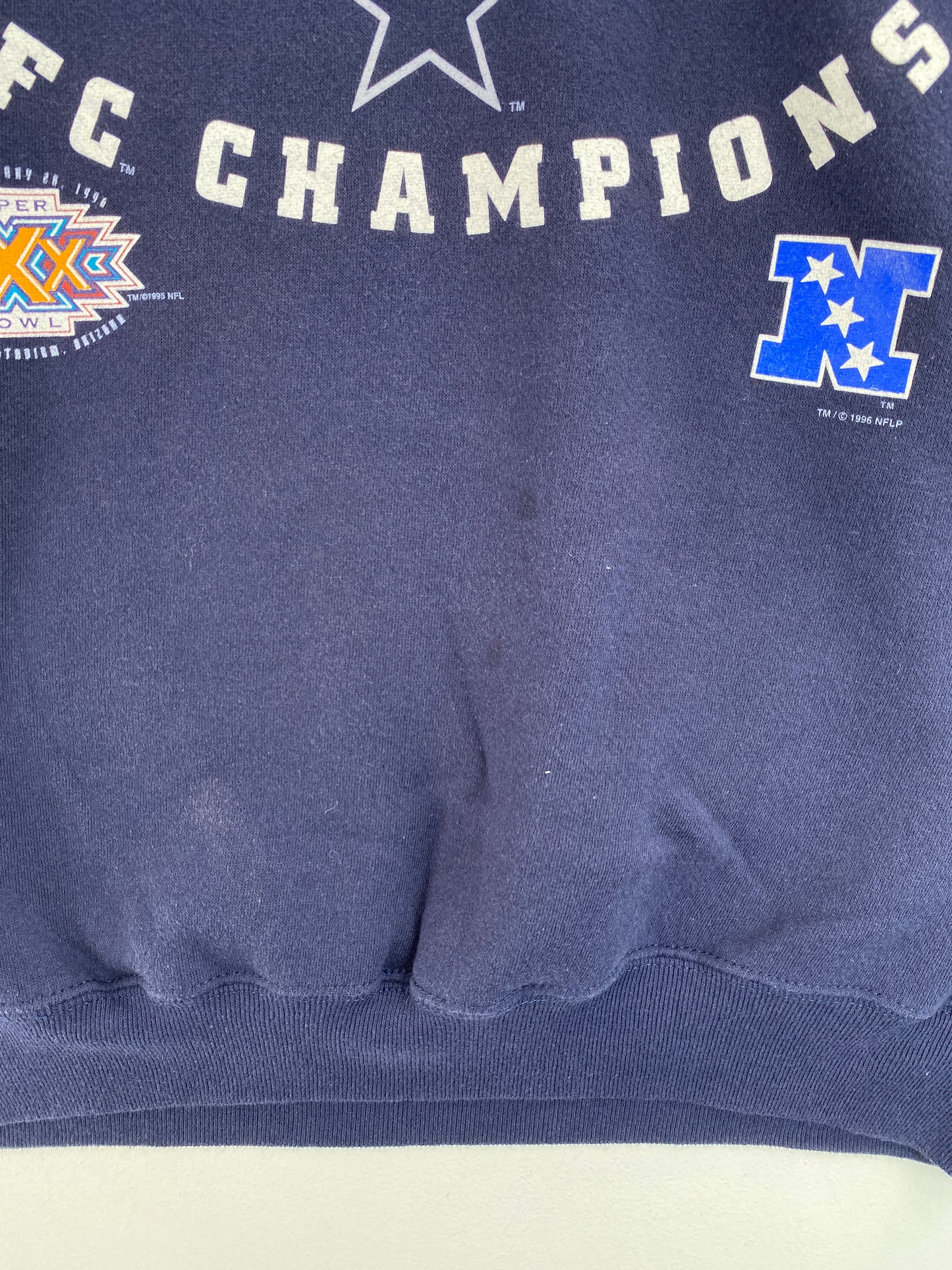 1996 DALAS COWBOYS Made in USA Size XL Vintage NFL Sweat-Shirt / G4650S