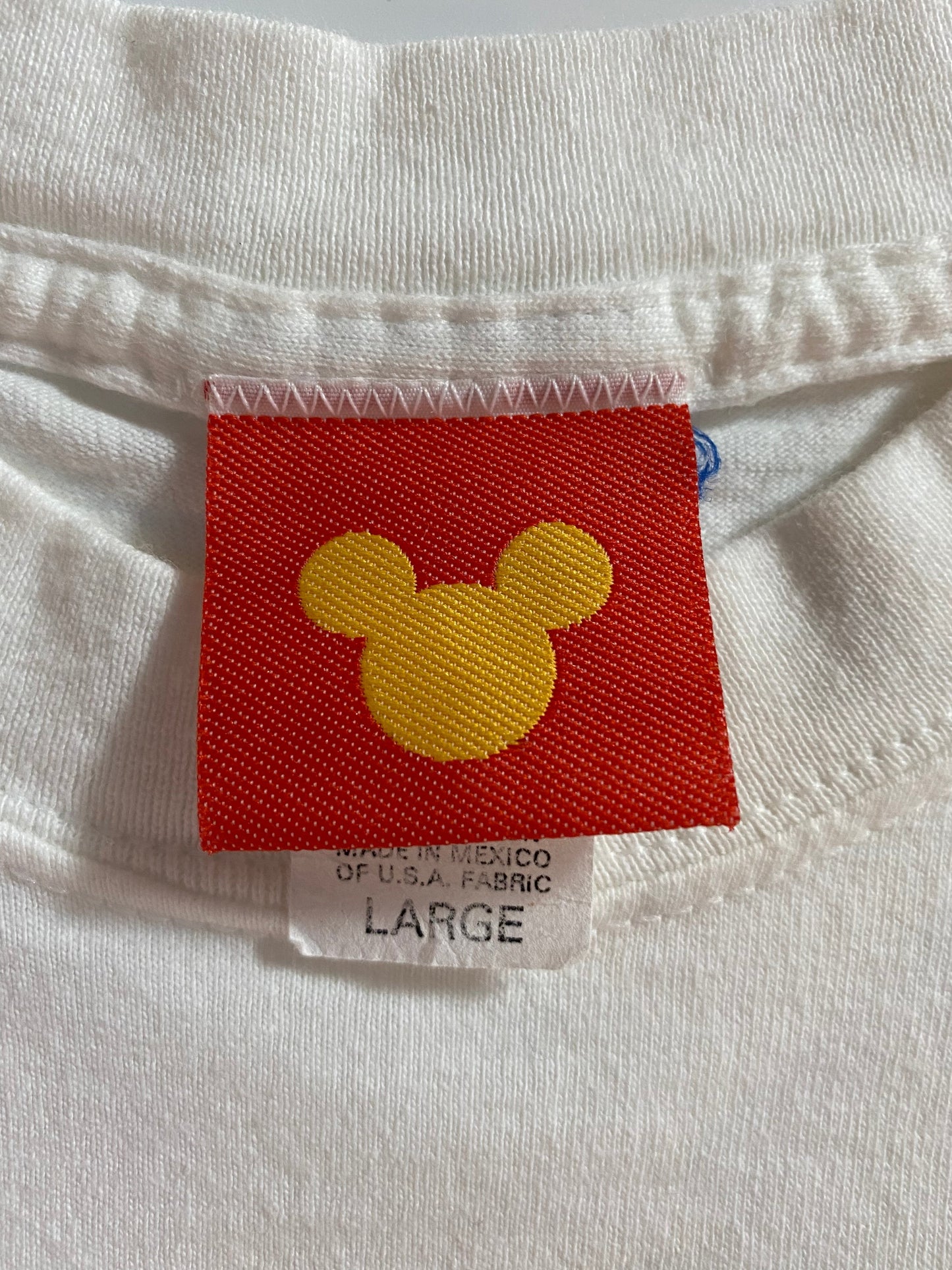 00’ DISNEY MICKEY MINNIE Size L Vintage T-Shirt / G2874T