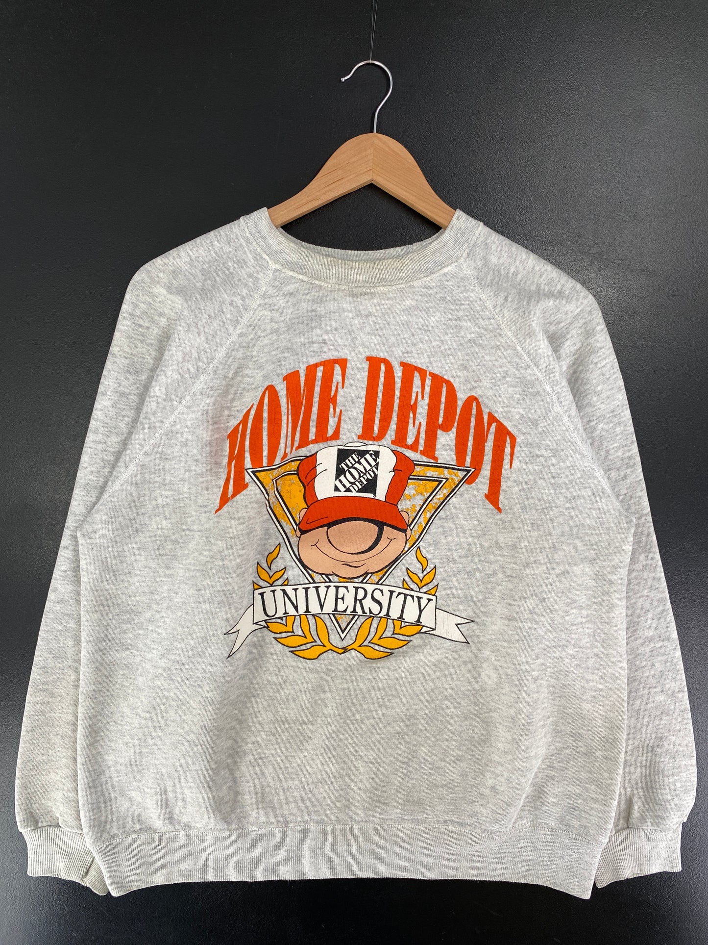 90's HOME DEPOT UNIVERSITY Made in USA Size Boys XL Vintage College Sweat-Shirt / G3906S