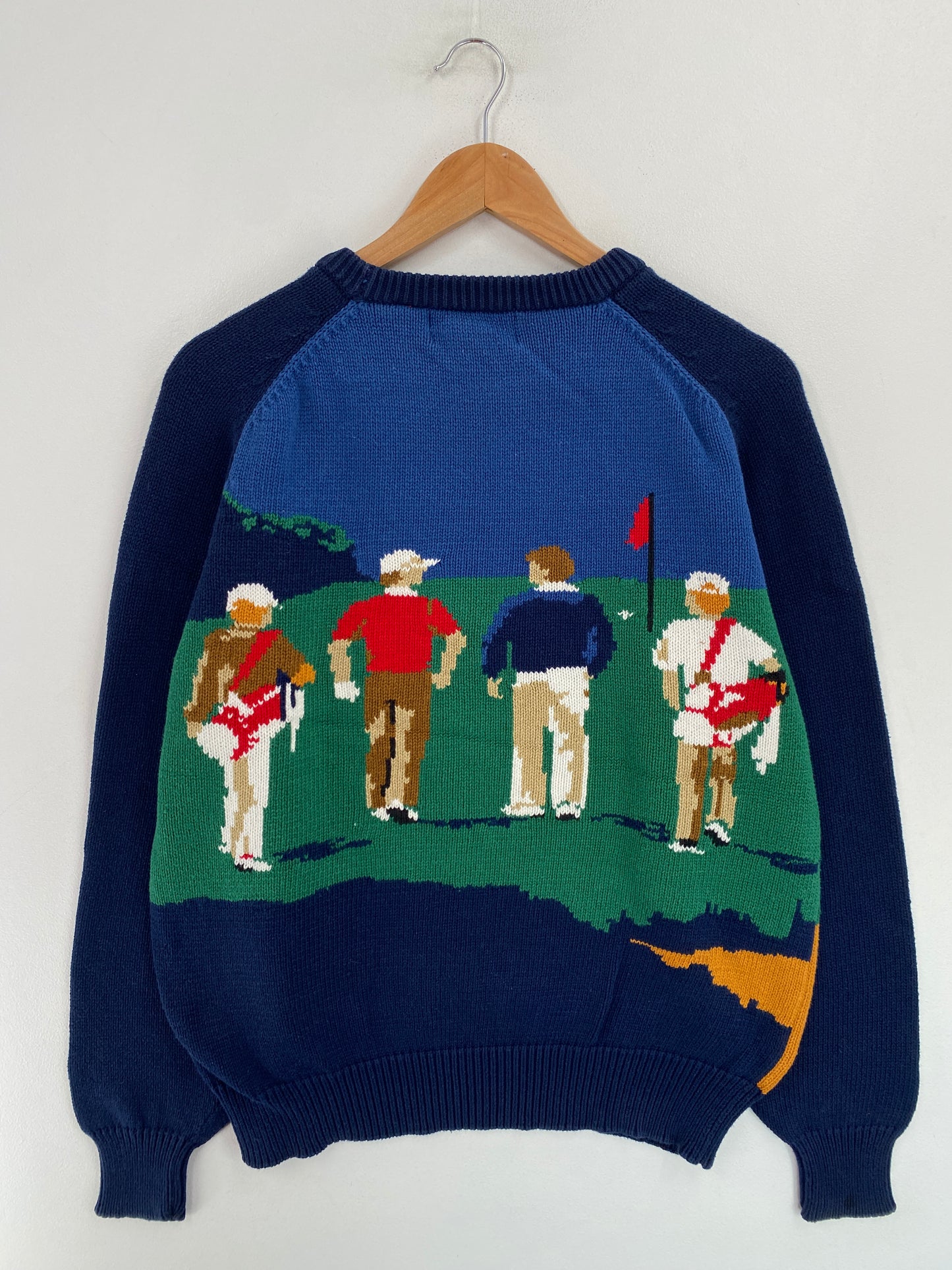 Vintage GOLF Size L Cotton Knit Sweater / G4730K