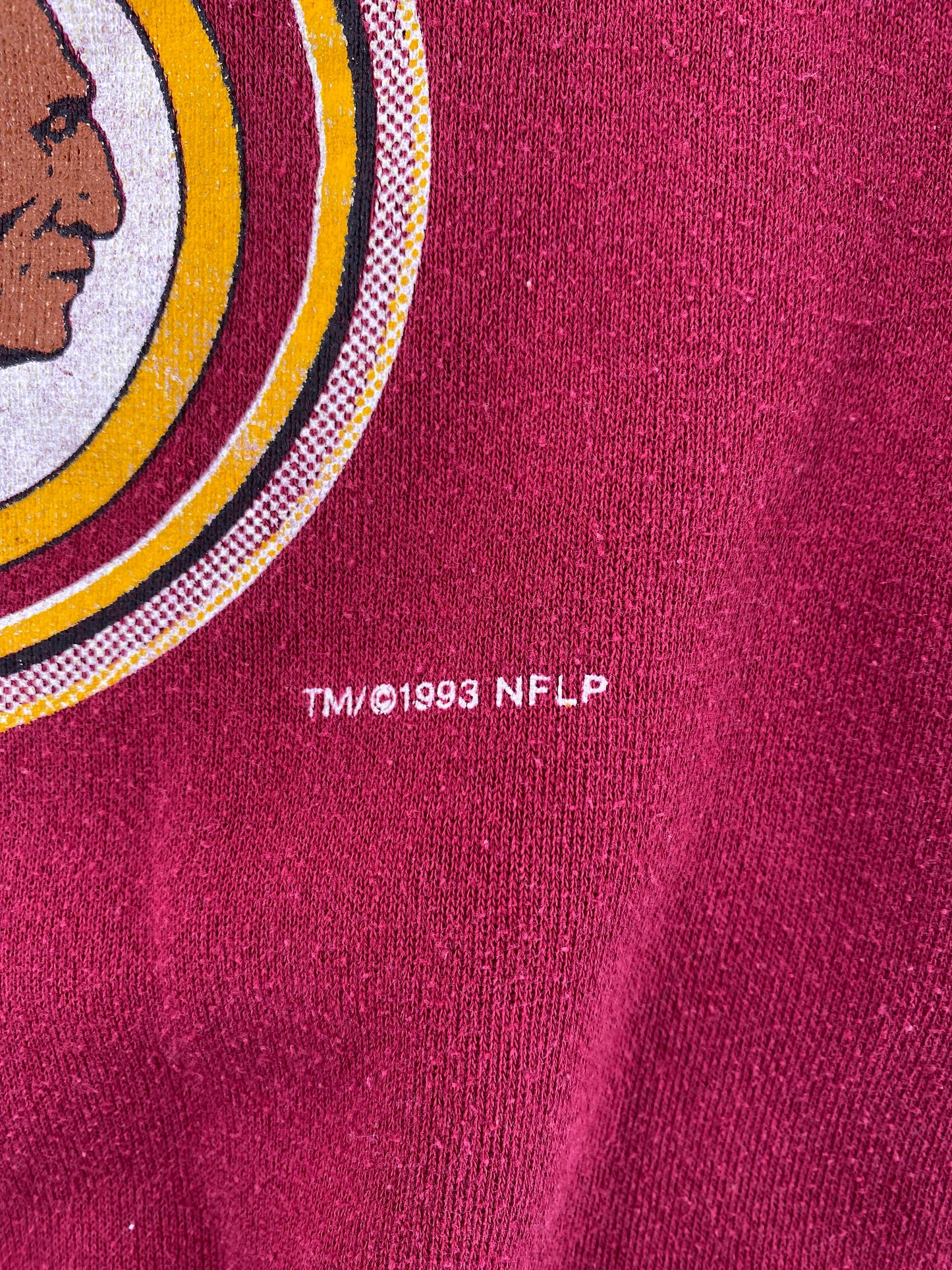 1993 WASHINGTON REDSKINS Made in USA Size XXL Vintage NFL Sweat-Shirt / G4245S