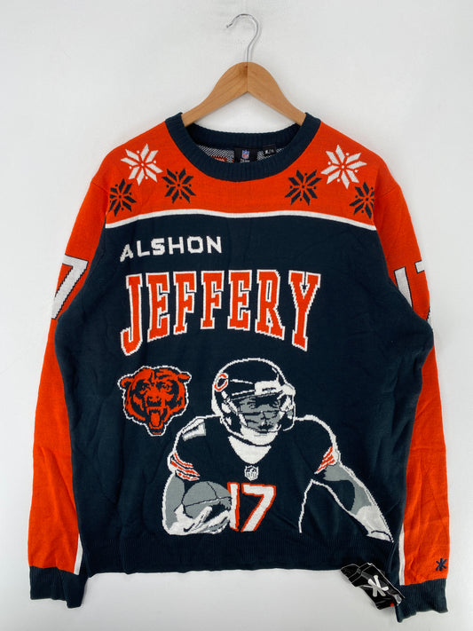 Vintage DEAD STOCK CHICAGO BEARS Size XL NFL Knit Sweater / G5297K