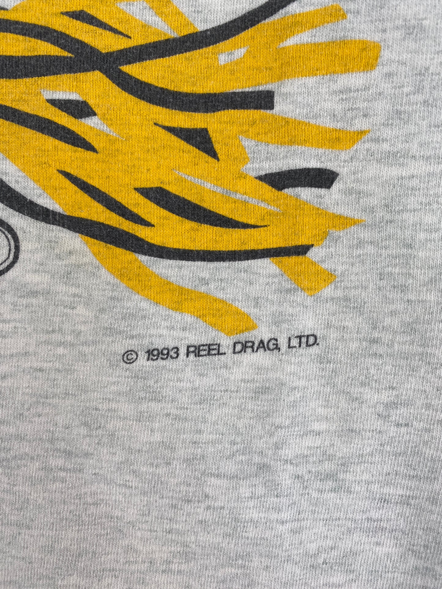 1993 HERE FISHY FISHY Made in USA Size XL Vintage T-Shirt / F9997T