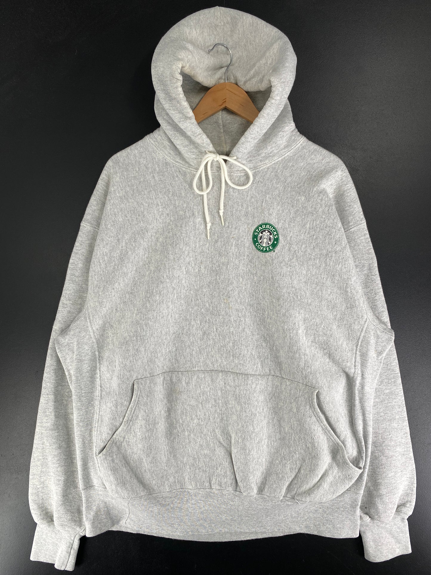 90's STARBUCKS Made in USA Size XXL Vintage Hoodie Sweat-Shirt / F6866S
