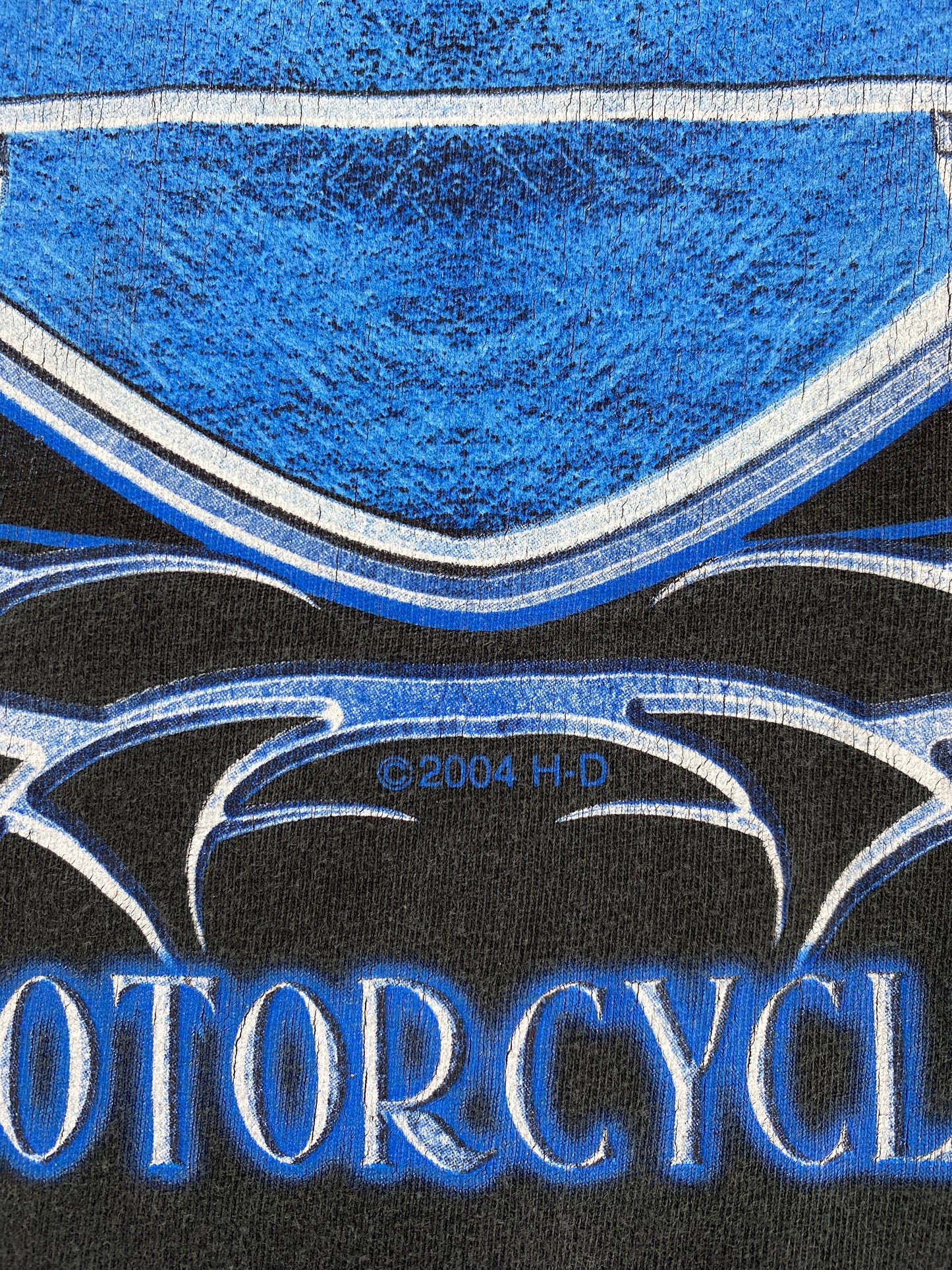 2004 HARLEY DAVIDSON Size XL Vintage Long Sleeve T-Shirt / G3103T