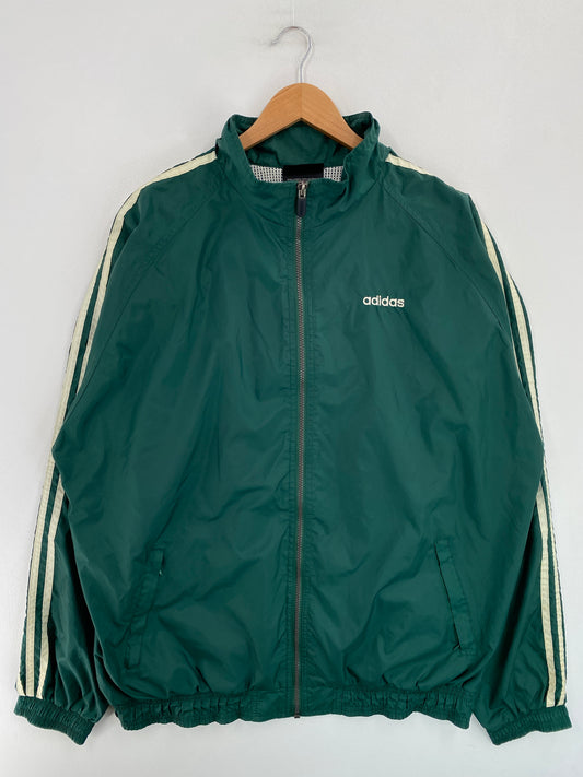 Vintage ADIDAS Size XL Zip-up Nylon Jacket / G4548N