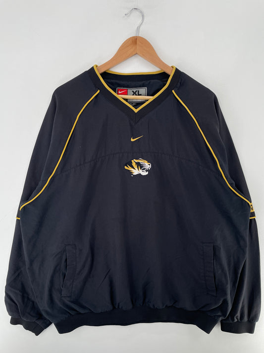 00’ NIKE x MISSOURI TIGERS Size XL Vintage College Nylon Jacket / F7710N