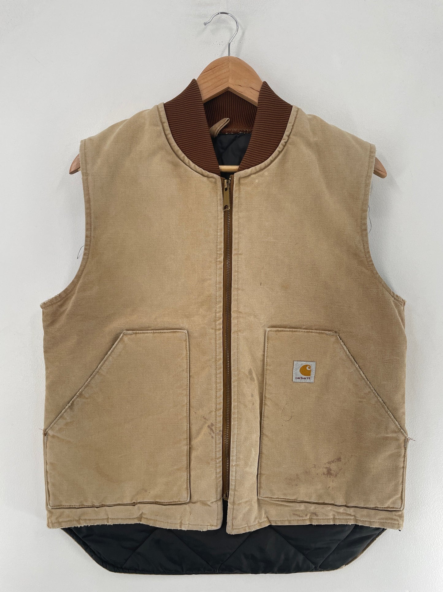 .Vintage CARHARTT Size No Tag Approx. L Duck Vest / F7227J