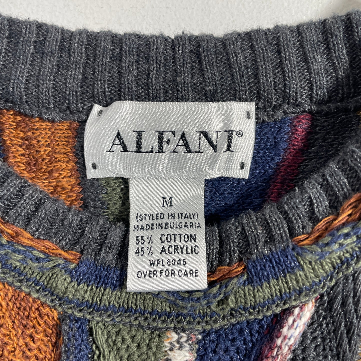 (M) Vintage 3D COOGI-Style Knit Sweater / A1144K
