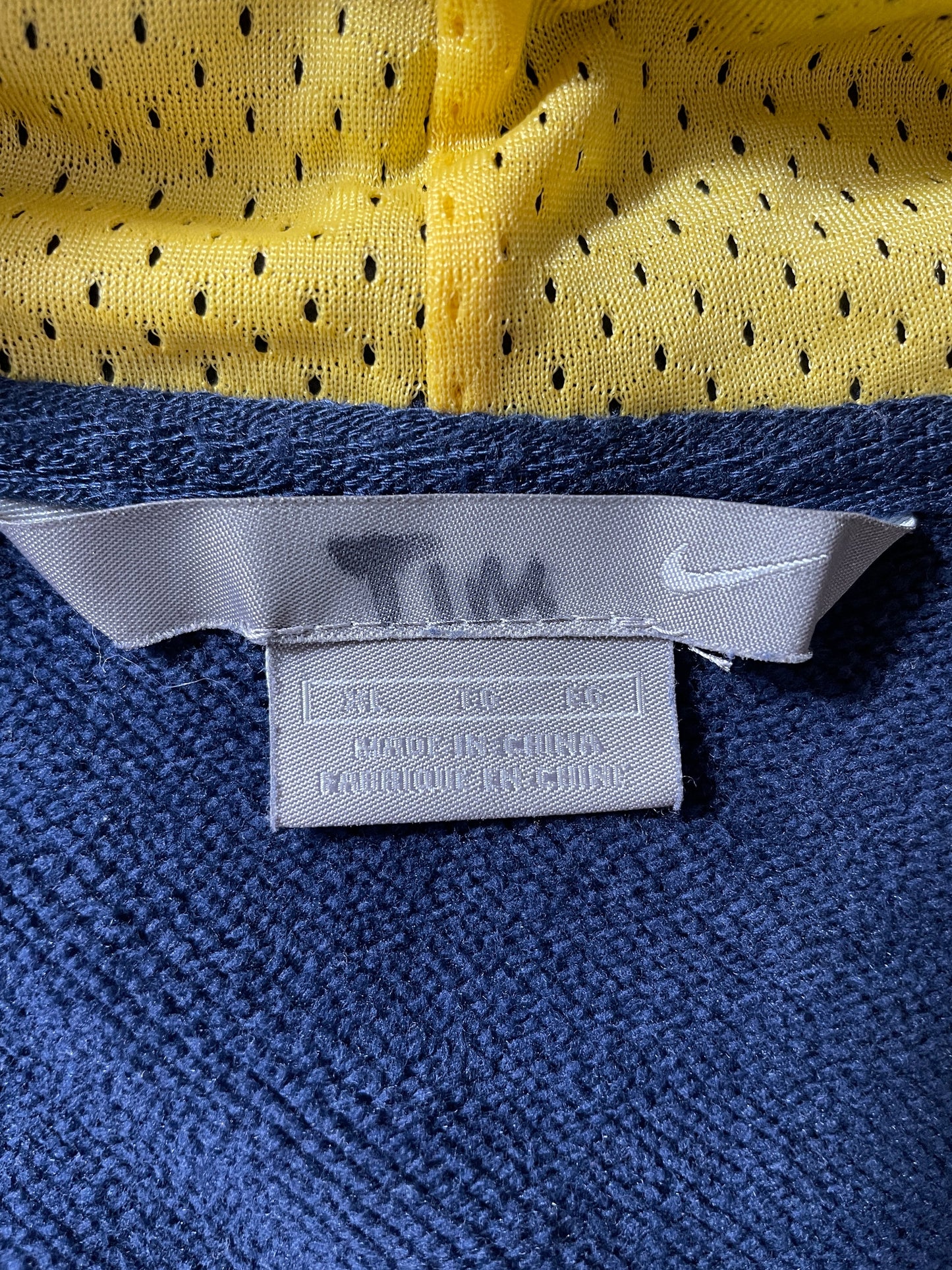 00' NIKE Size XL Vintage Hoodie Zip-up Sweat-Shirt / G569S