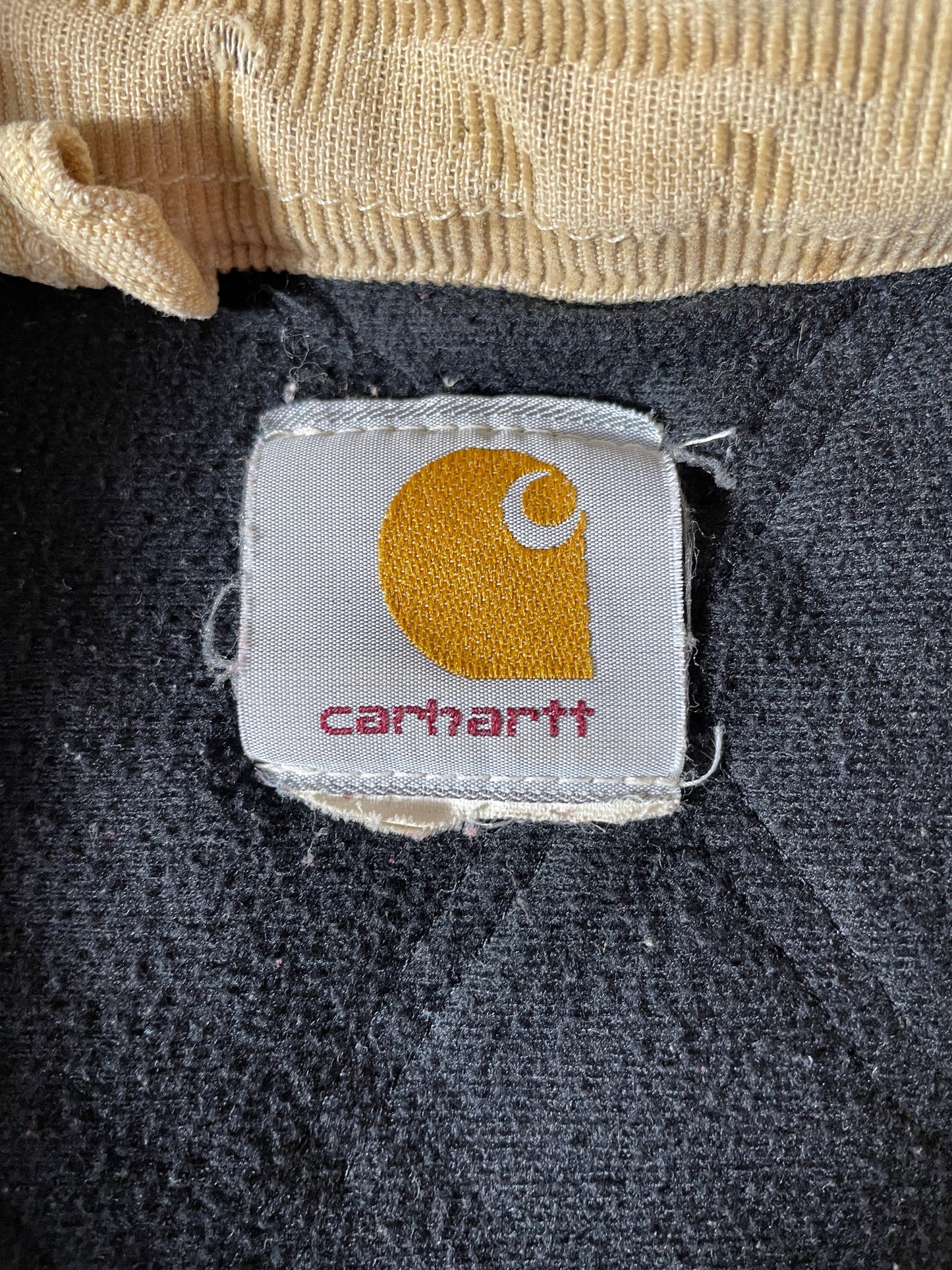 .Vintage CARHARTT Size No Tag Approx. XXL Zip-Up Duck Jacket / F7136J