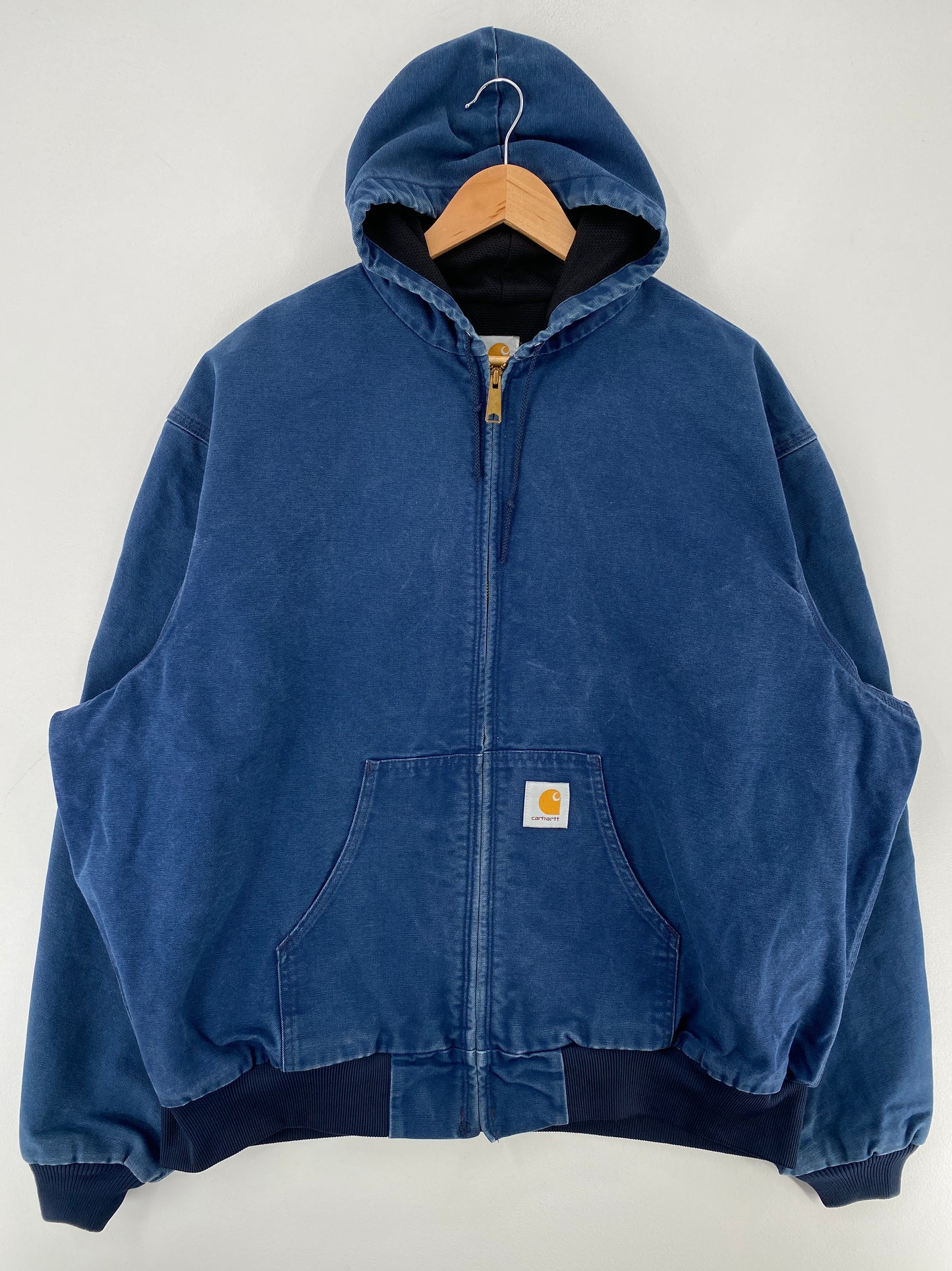 .Vintage CARHARTT Size Approx. XL Duck Hoodie Jacket / F8747J