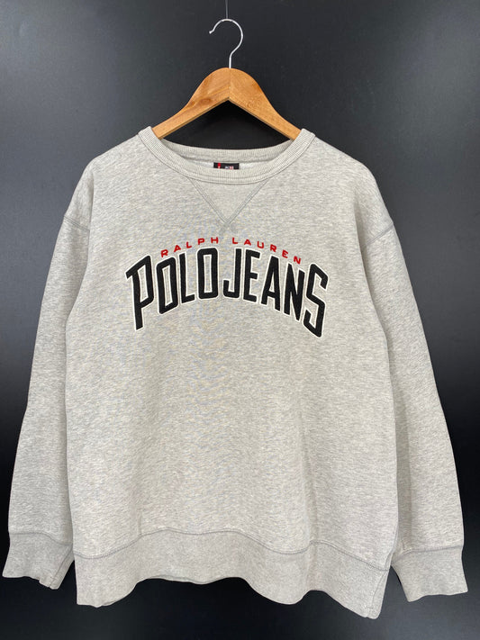 00' POLO JEANS RALPH LAUREN Size XL Vintage Sweat-shirt / F1018S