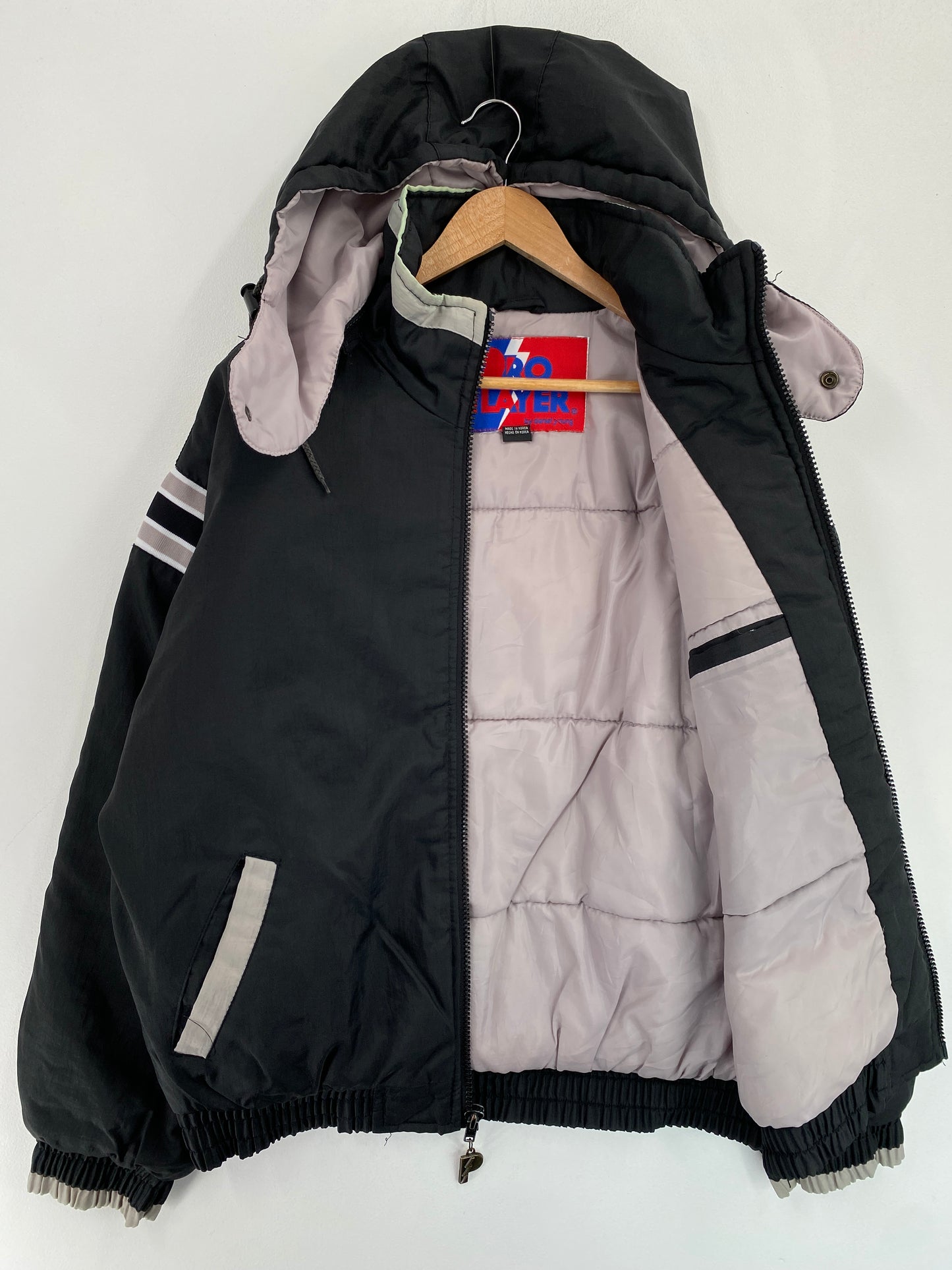 90’s PRO PLAYER x RAIDERS Size M NFL Padded Jacket / G4988N