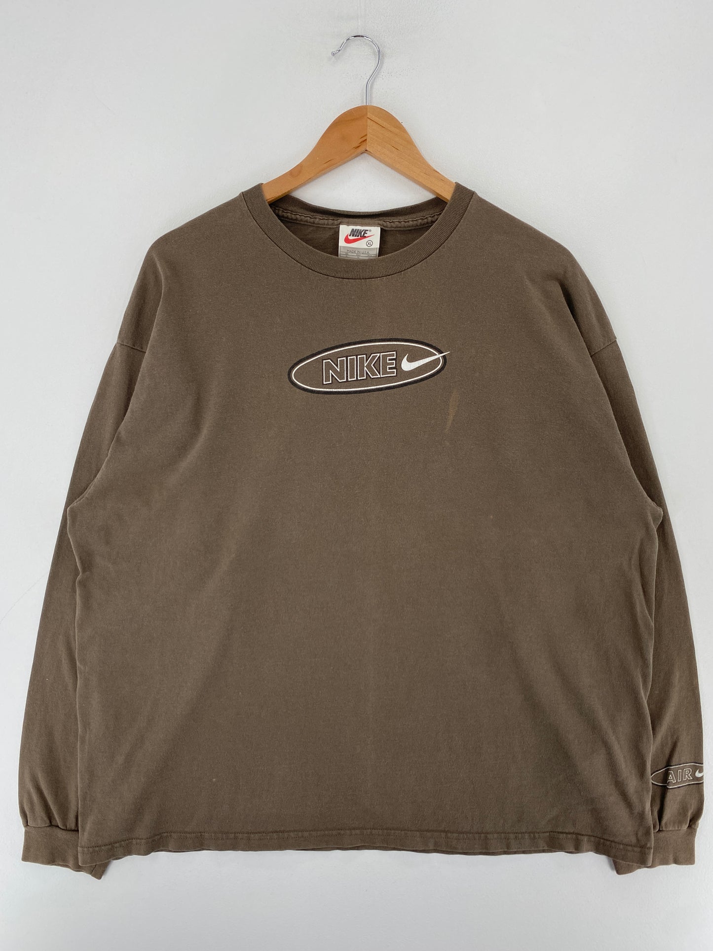 90's NIKE Made in USA Size XL Vintage Long Sleeve T-shirt / F8883T
