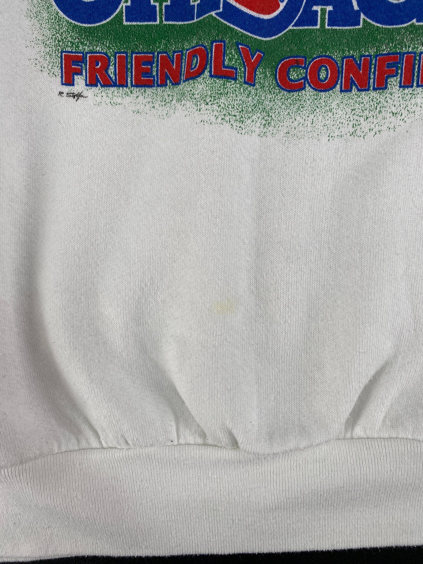 1994 CHICAGO CUBS Made in USA Size XL Vintage MLB Sweat-Shirt / F8497S